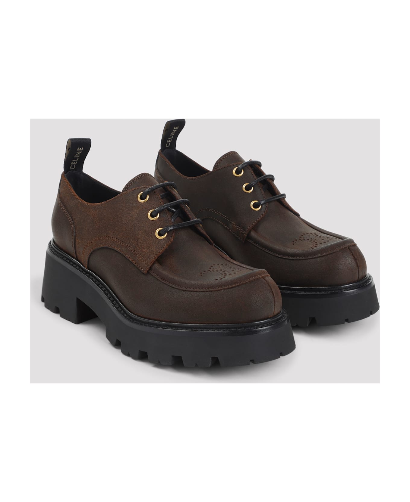 Celine 45 Shoes - Dk Dark Brown