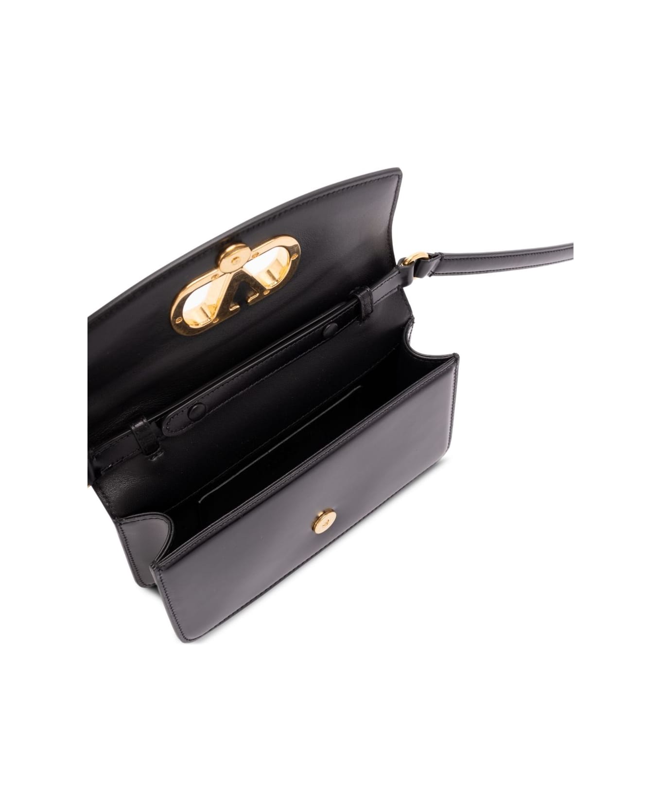 Valentino Garavani Vlogo Signature Shoulder Bag - Black