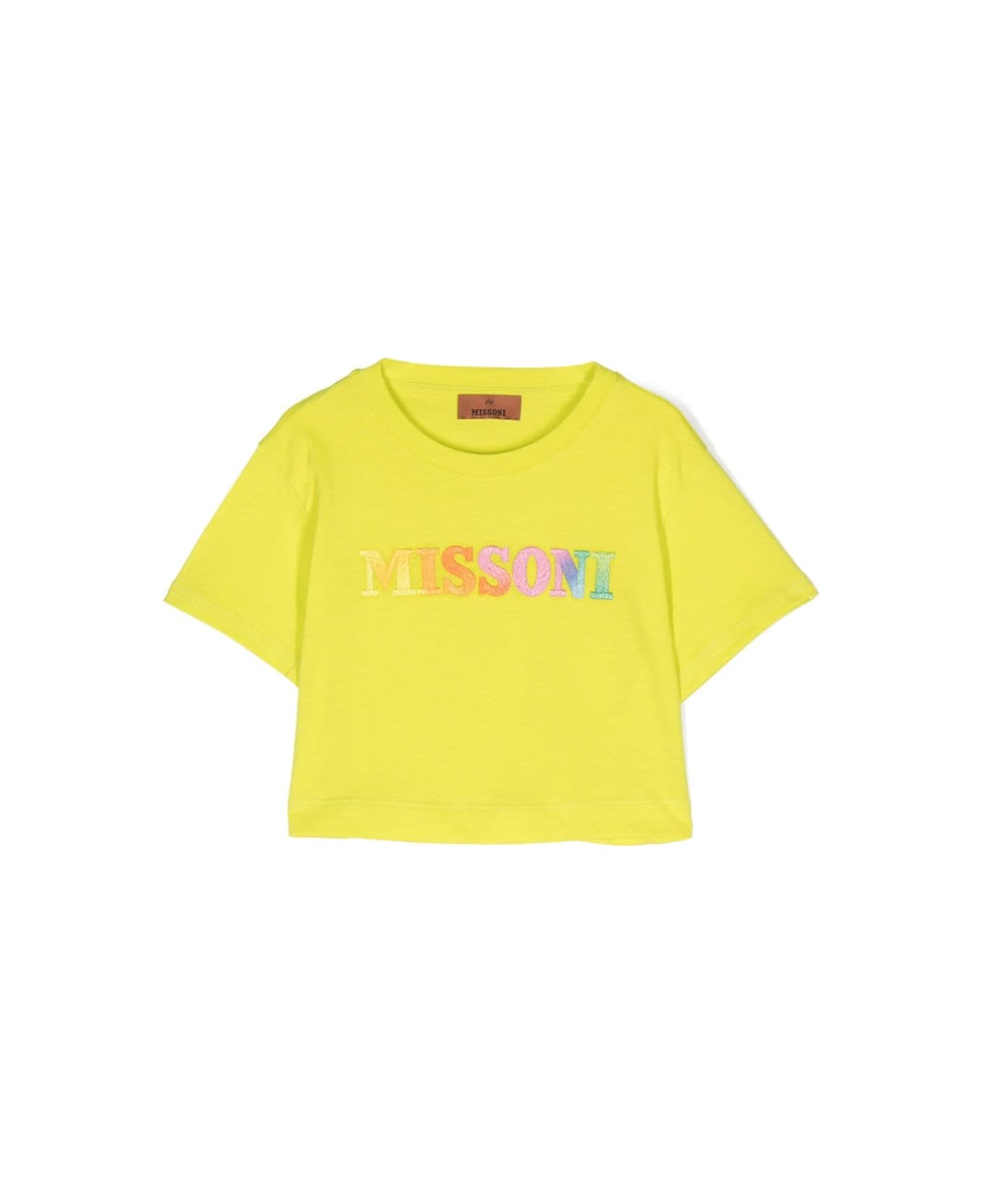 Missoni Kids T-shirt Con Logo - Yellow Tシャツ＆ポロシャツ
