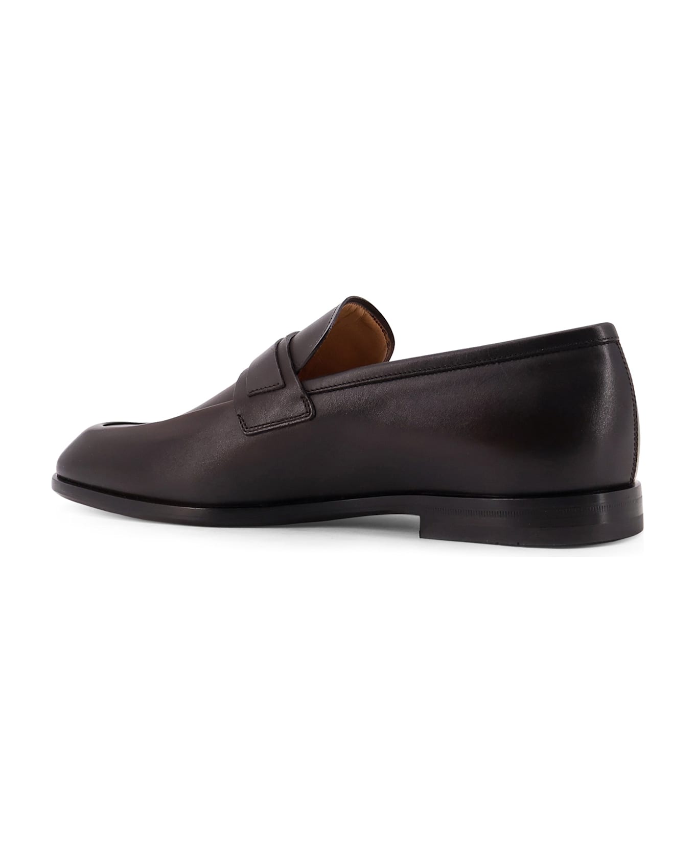 Ferragamo Florio Leather Loafers - Brown