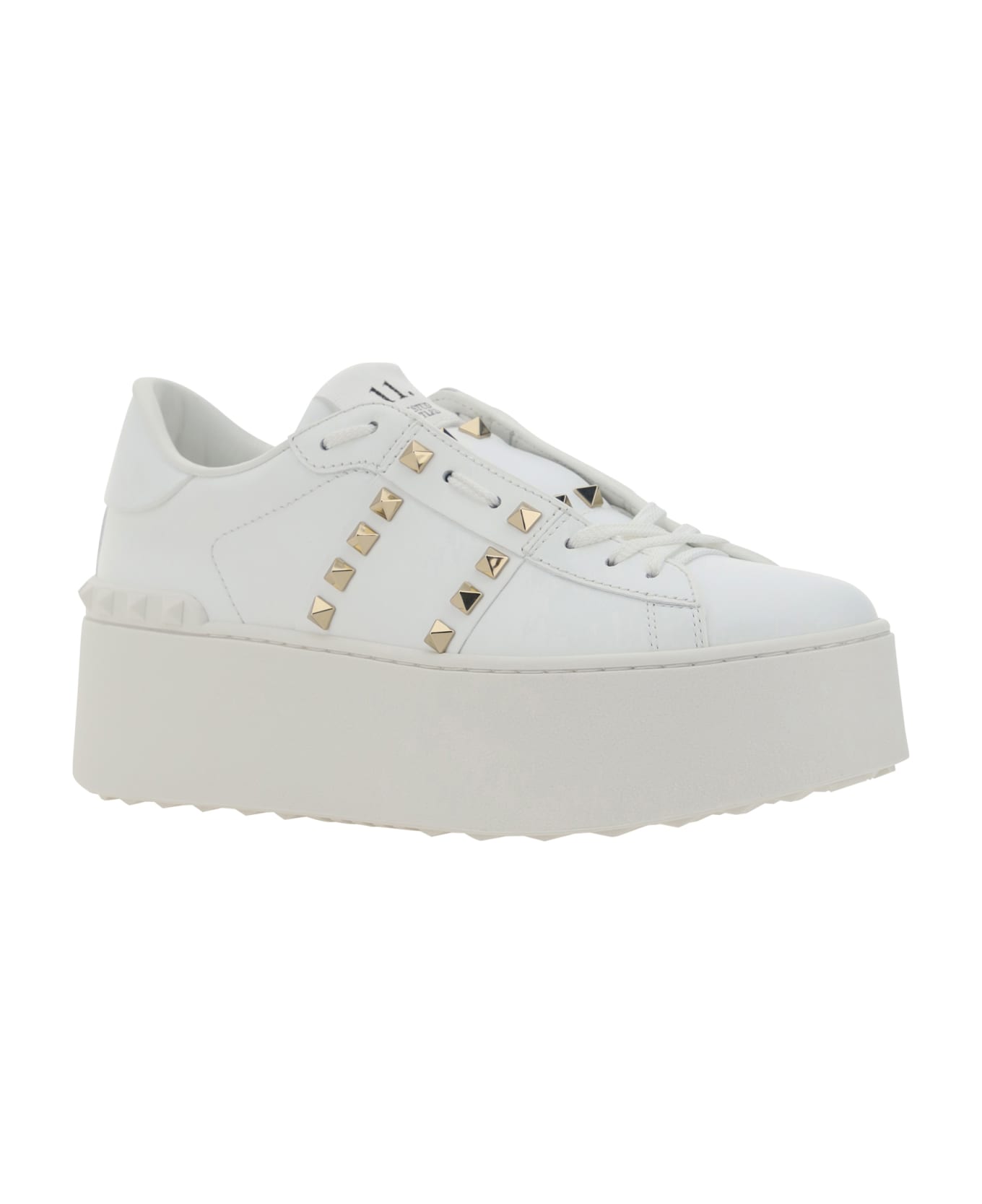 Valentino Garavani Rockstud Untitled Sneakers - Bianco