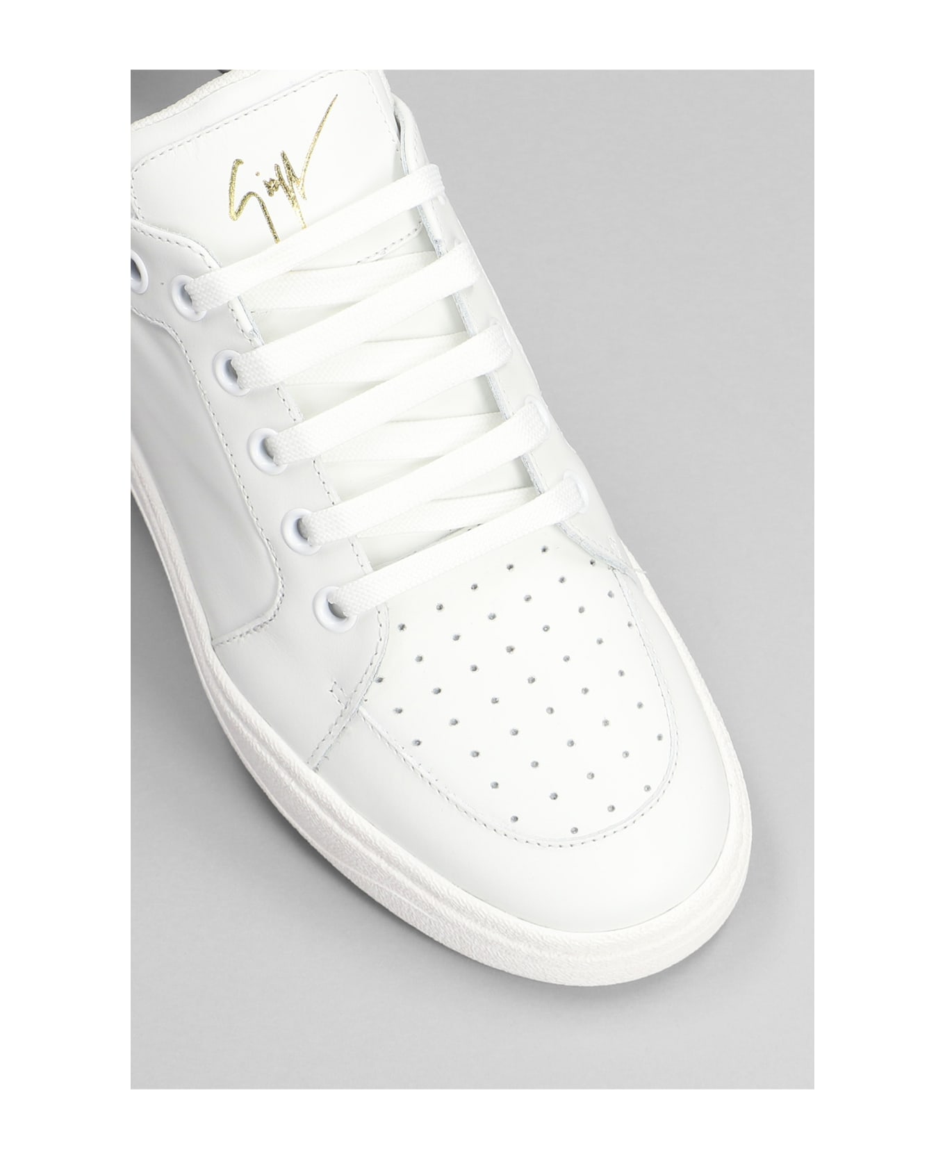 Giuseppe Zanotti Gz94 Sneakers In White Leather - white