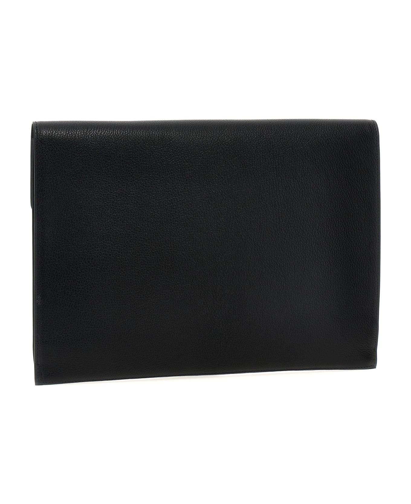 Tom Ford 'monogram' Logo Clutch - Black  