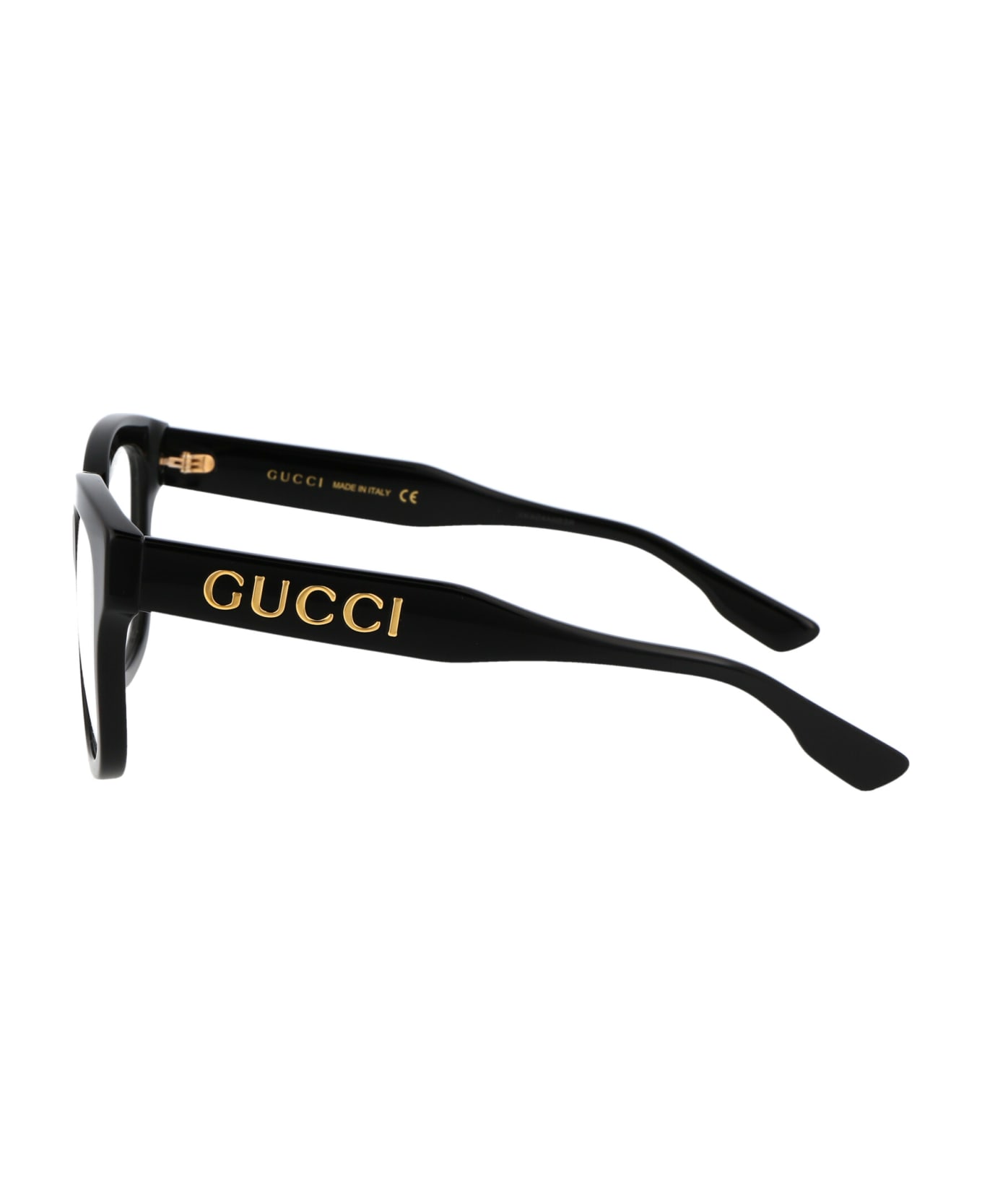 Gucci Eyewear Gg1155o Glasses - 001 BLACK BLACK TRANSPARENT アイウェア