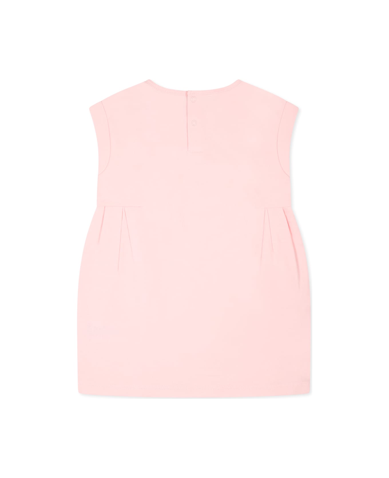 Karl Lagerfeld Kids Pink Dress For Baby Girl With Choupette - Pink