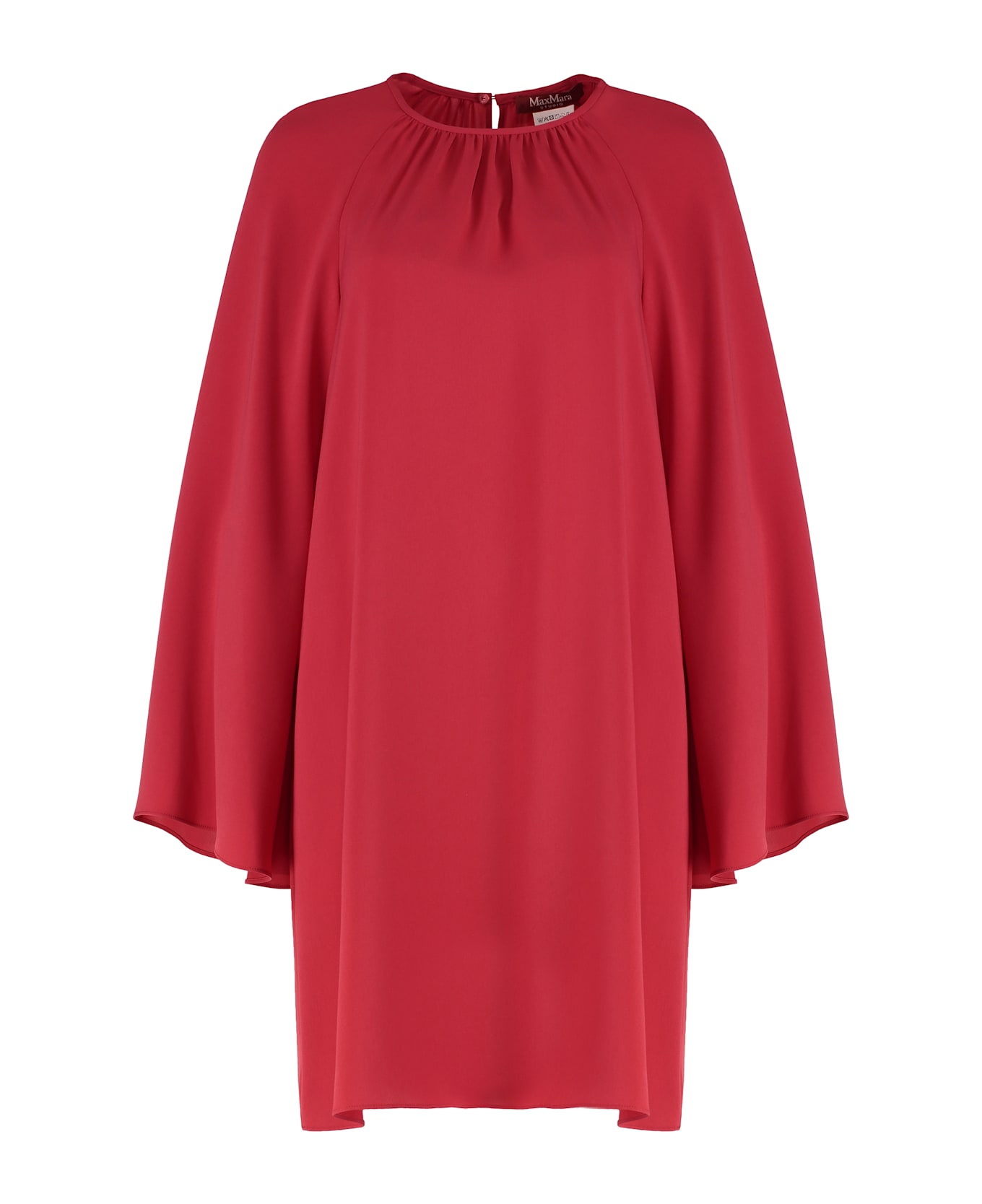 Max Mara Studio Madia Cady Tunic Top - red