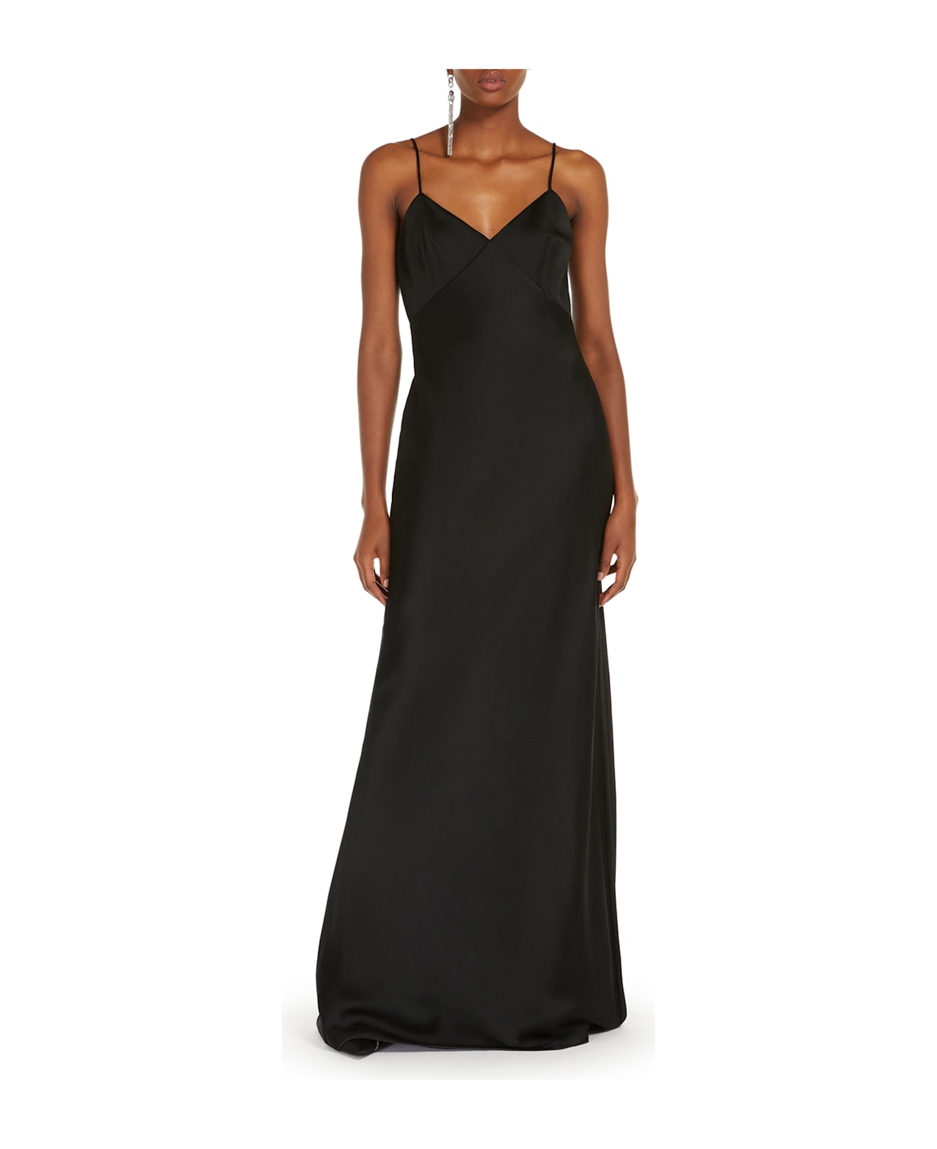 Max Mara Silk Slip Dress - Black