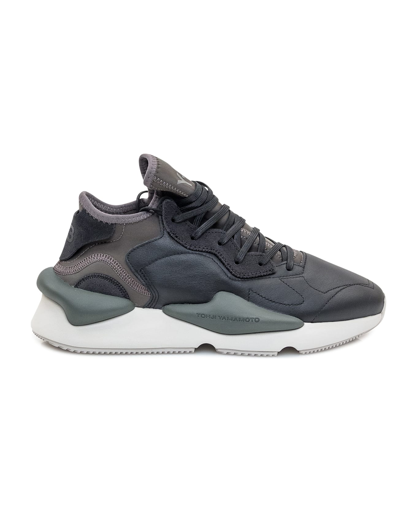 Y-3 Kaiwa Sneaker - BLACK/CINDER