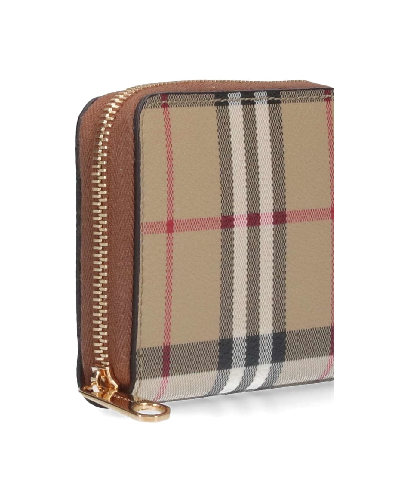 【BURBERRY】ZIP AROUND WALLET Burberry Zip-around Long wallet in Coral Red – Galleria di