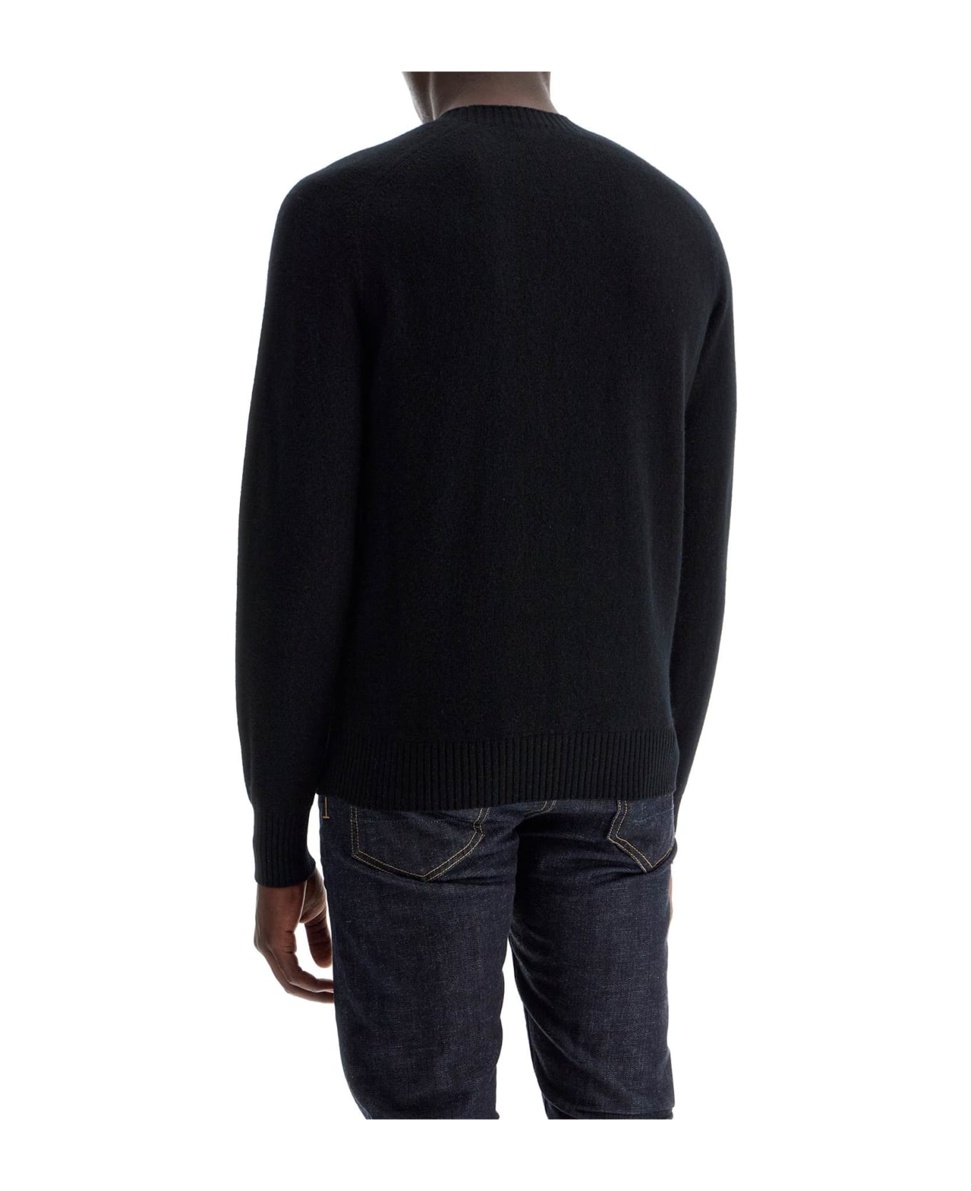 Tom Ford Crewneck Wool And Cashmere Pul - BLACK (Black)