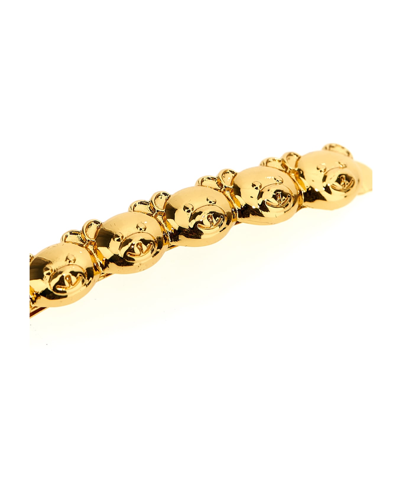Moschino 'teddy Bear' Hair Pin - Gold