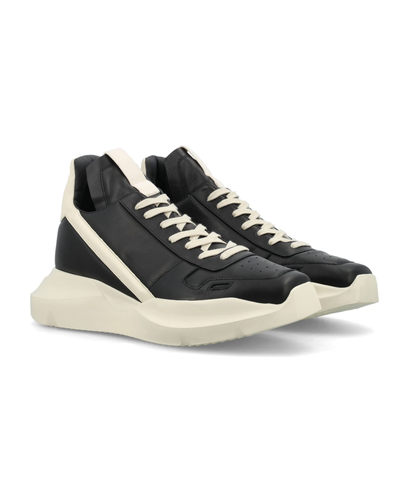 Rick Owens Geth Running Sneakers - BLACK