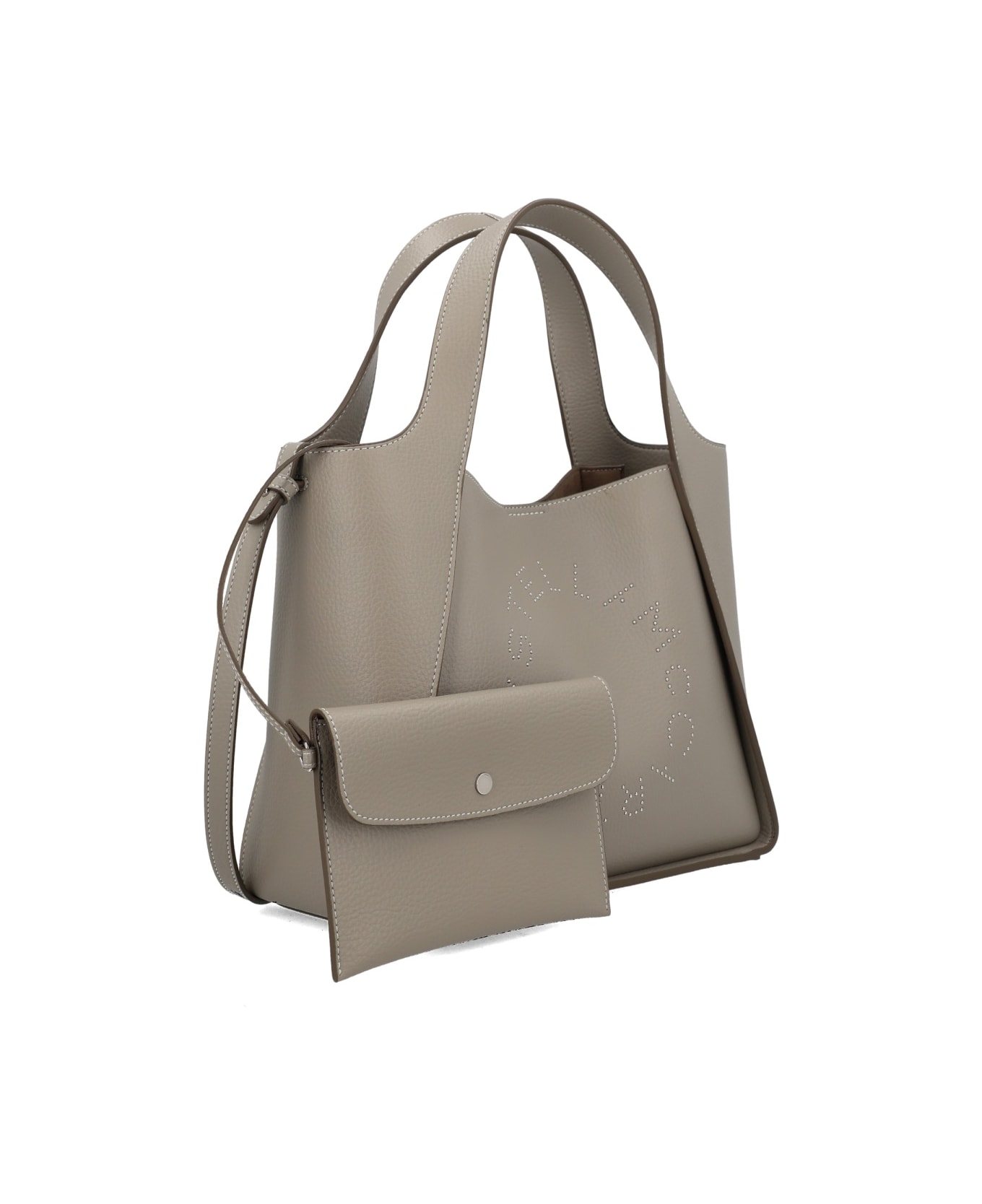 Stella McCartney Tote Bag With Logo - GREY