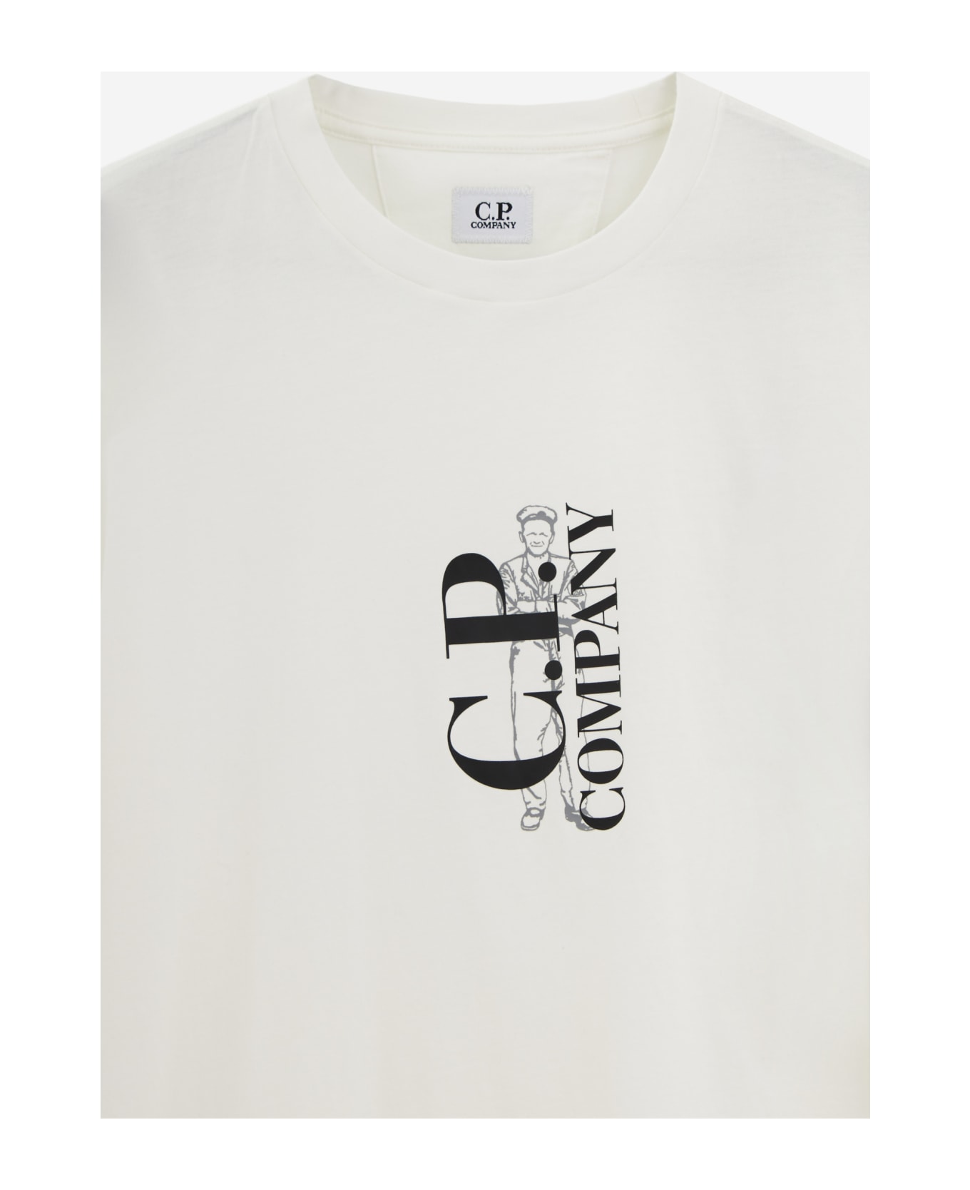 C.P. Company T-shirt - Gauze white シャツ