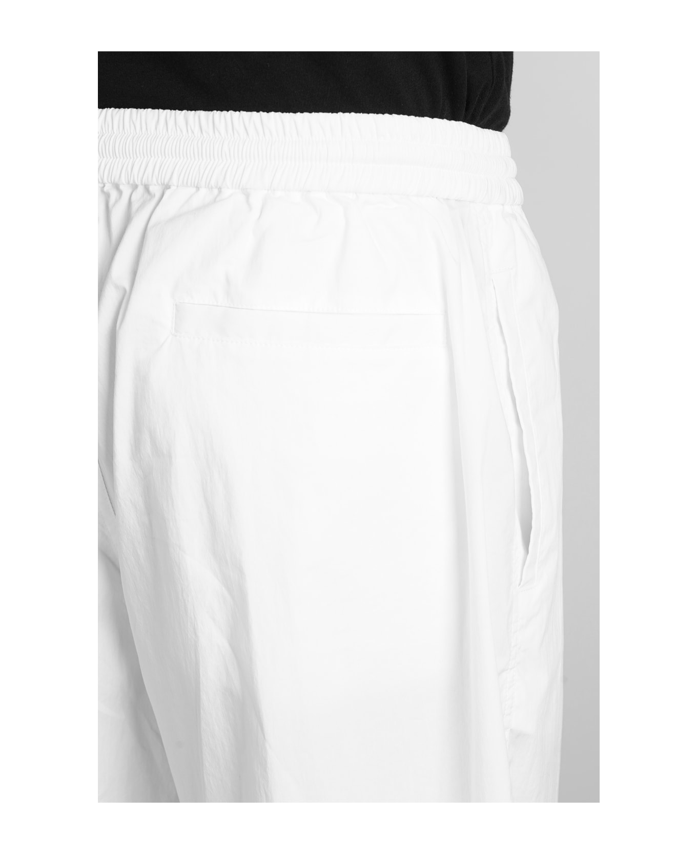 Aspesi Bermuda Nemo Shorts In White Cotton - white
