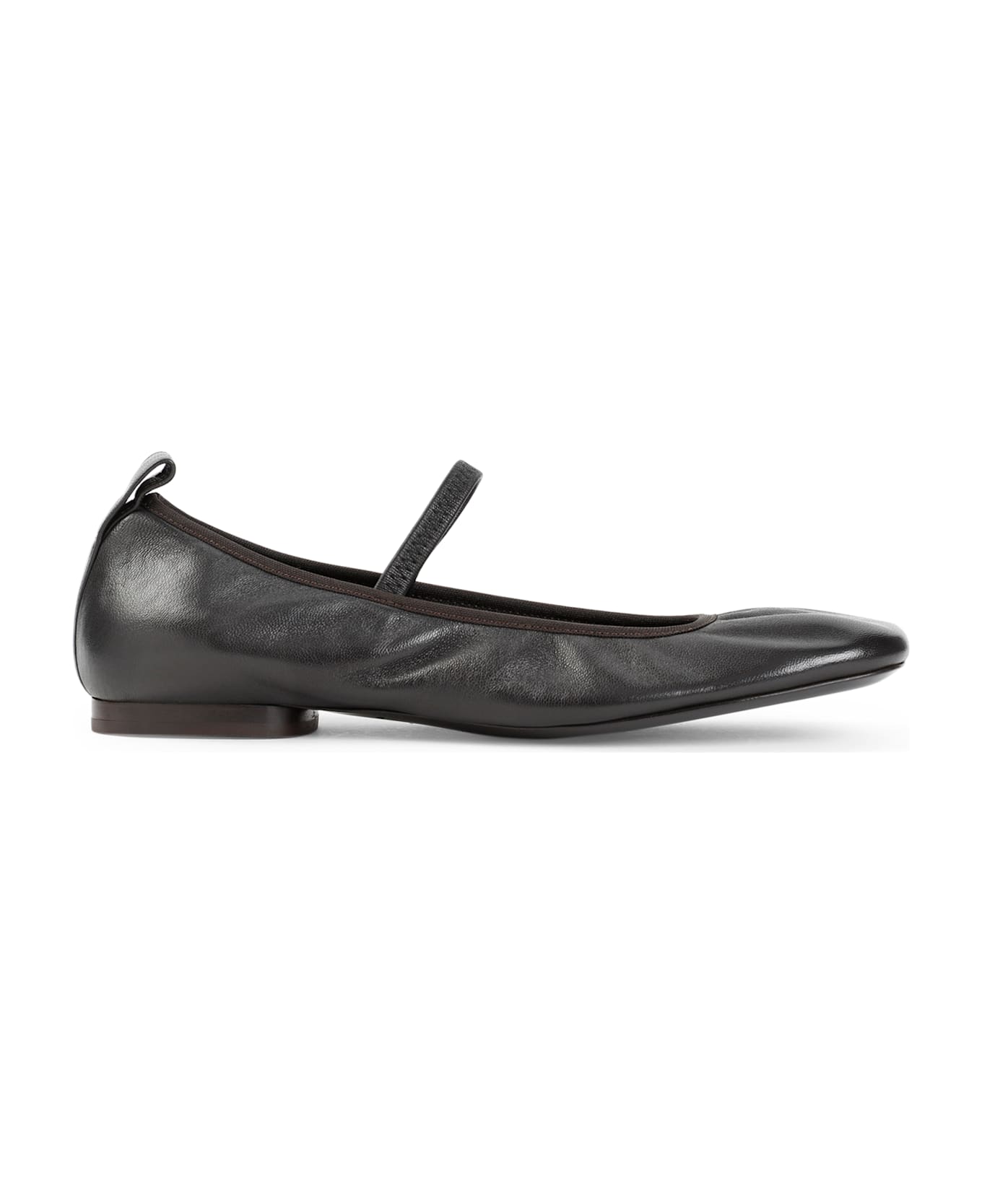 【関税込み】LEMAIRE イエロー スクエア バレエヒール LEMAIRE レザー バレエシューズ | NET-A-PORTER