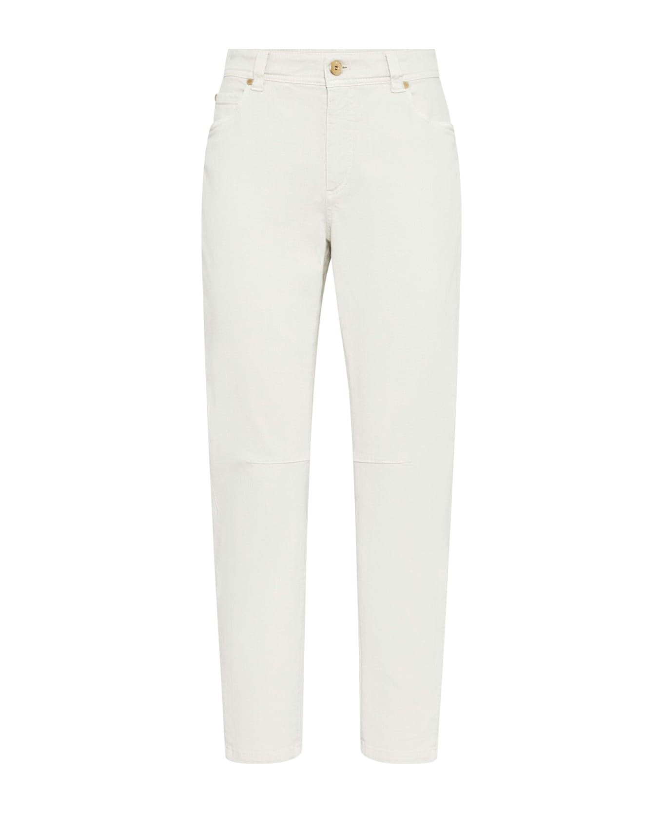 Brunello Cucinelli Dyed Denim Pants - Warm White