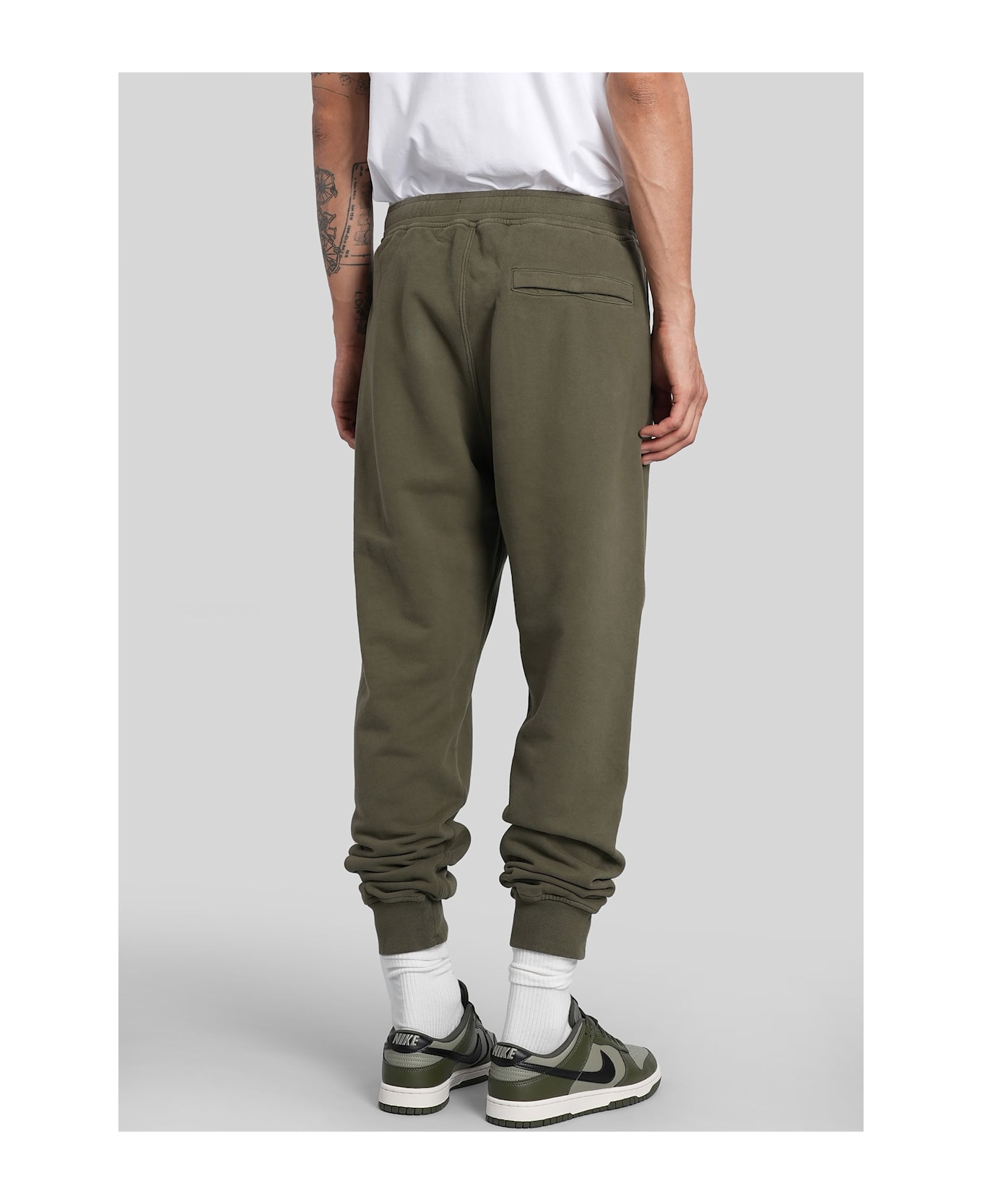 Stone Island Pants In Green Cotton - green