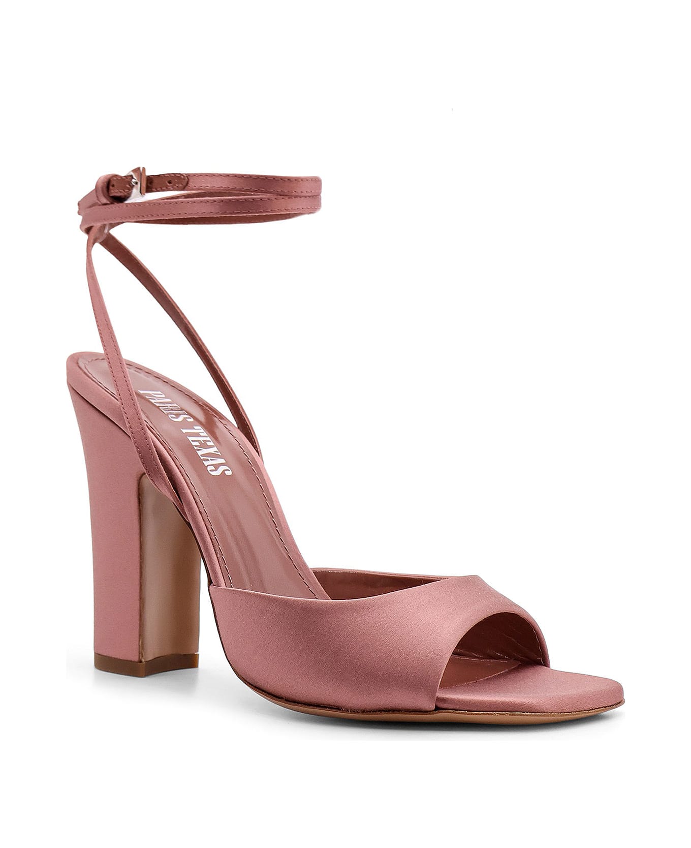 Paris Texas Lara Satin Sandals - Pink