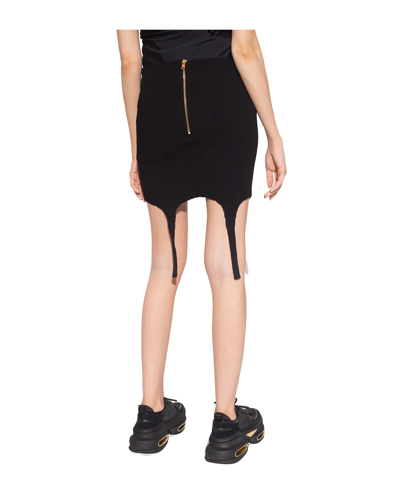 Balmain Mini Skirt - Black スカート