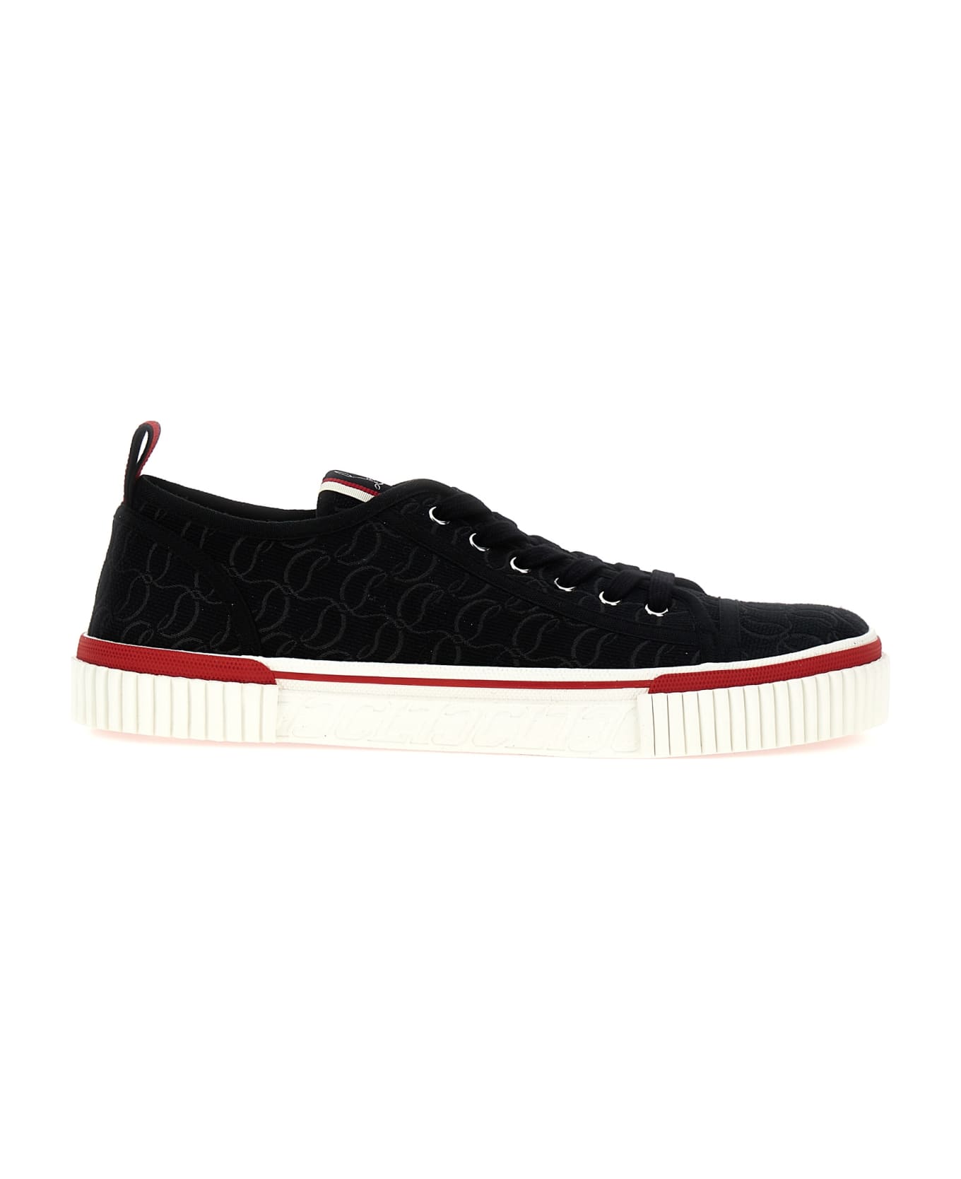 Christian Louboutin 'pedro Junior Flat' Sneakers - Black  