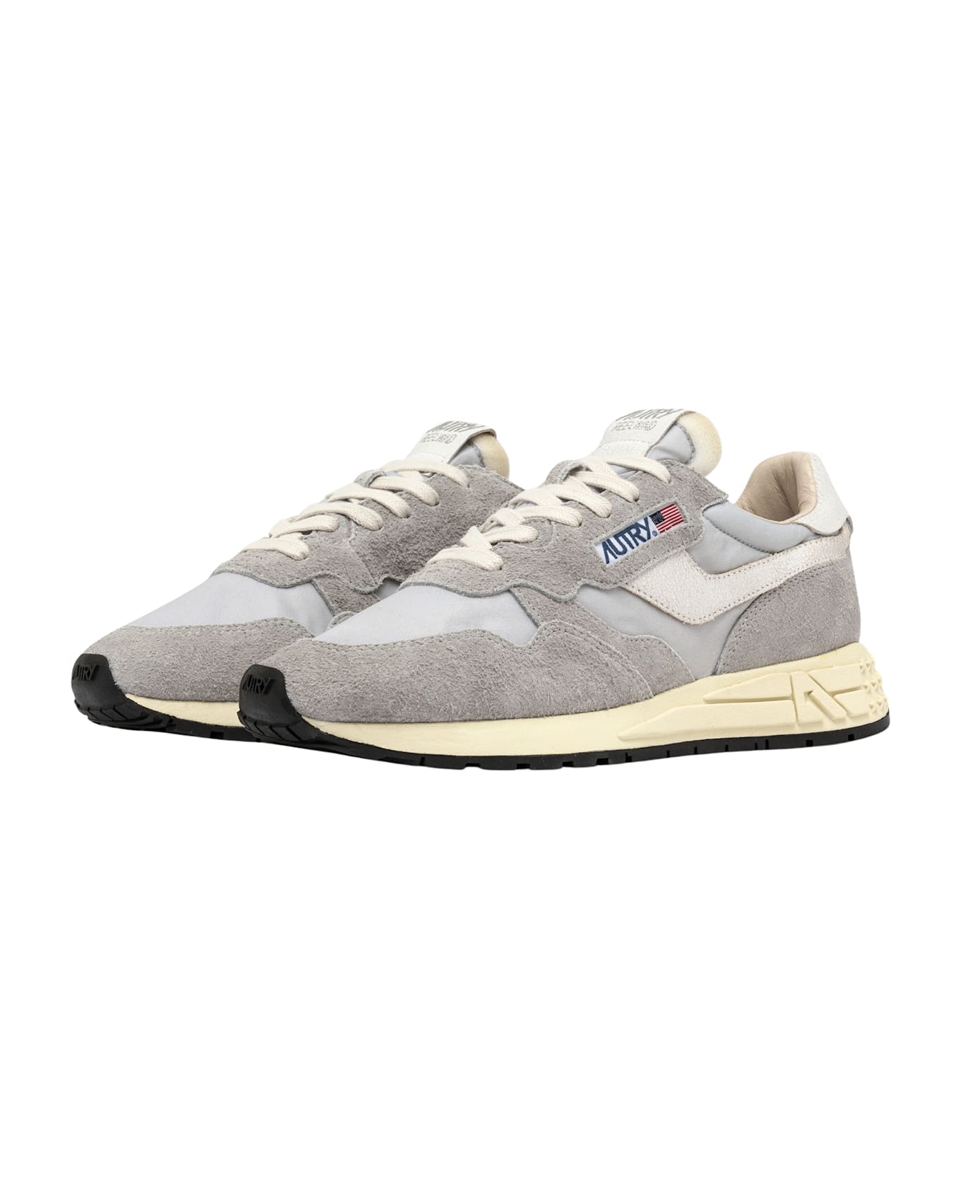 Autry Reelwind Low Sneakers - WHITE SILVER