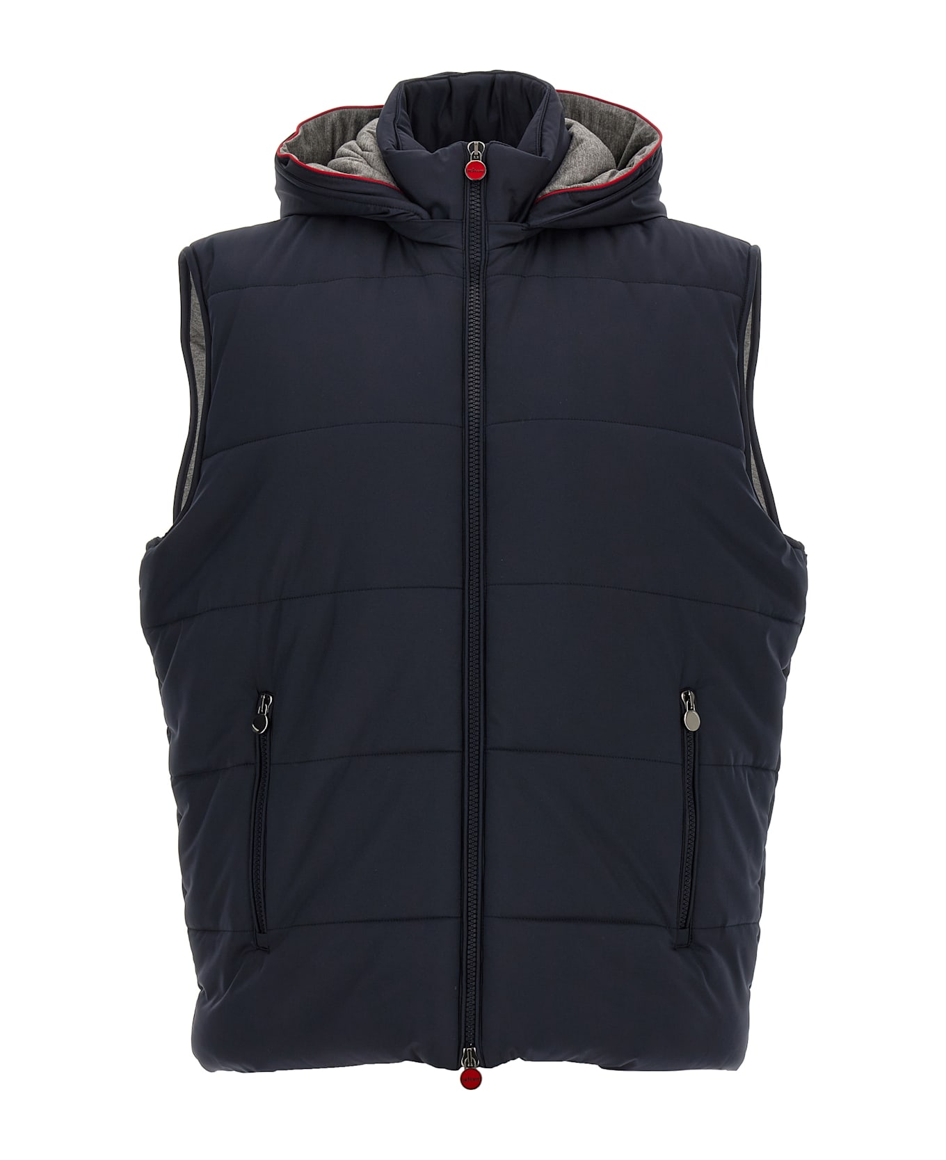 Kiton Padded Vest - Blue
