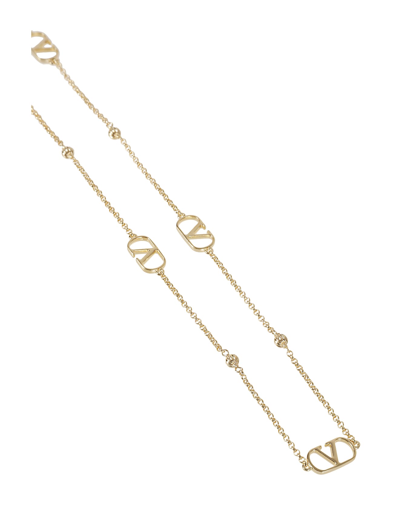 Valentino Garavani Multi Logo Chain Necklace - Gold