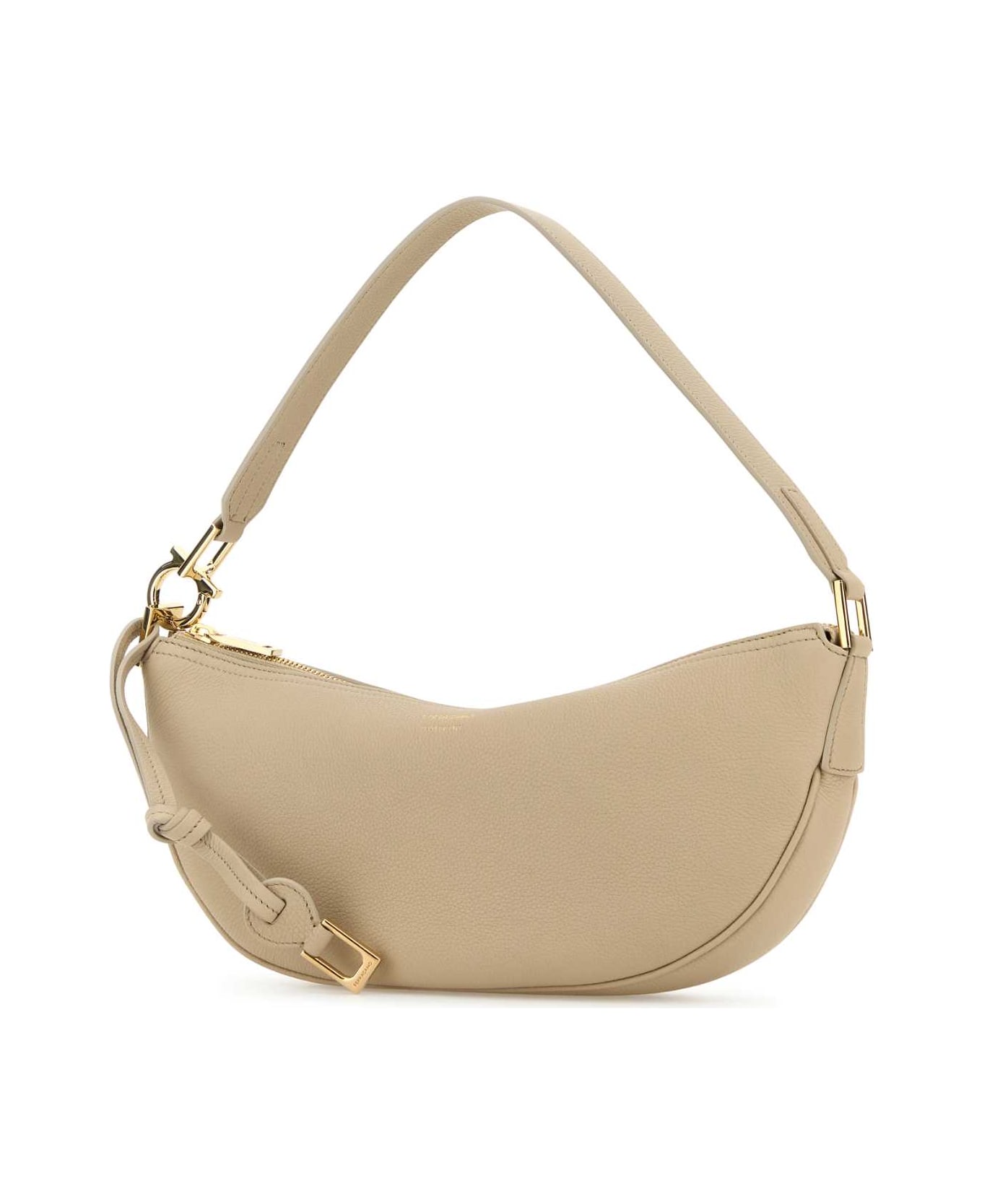 Ferragamo Sand Leather Shoulder Bag - STONATBIA