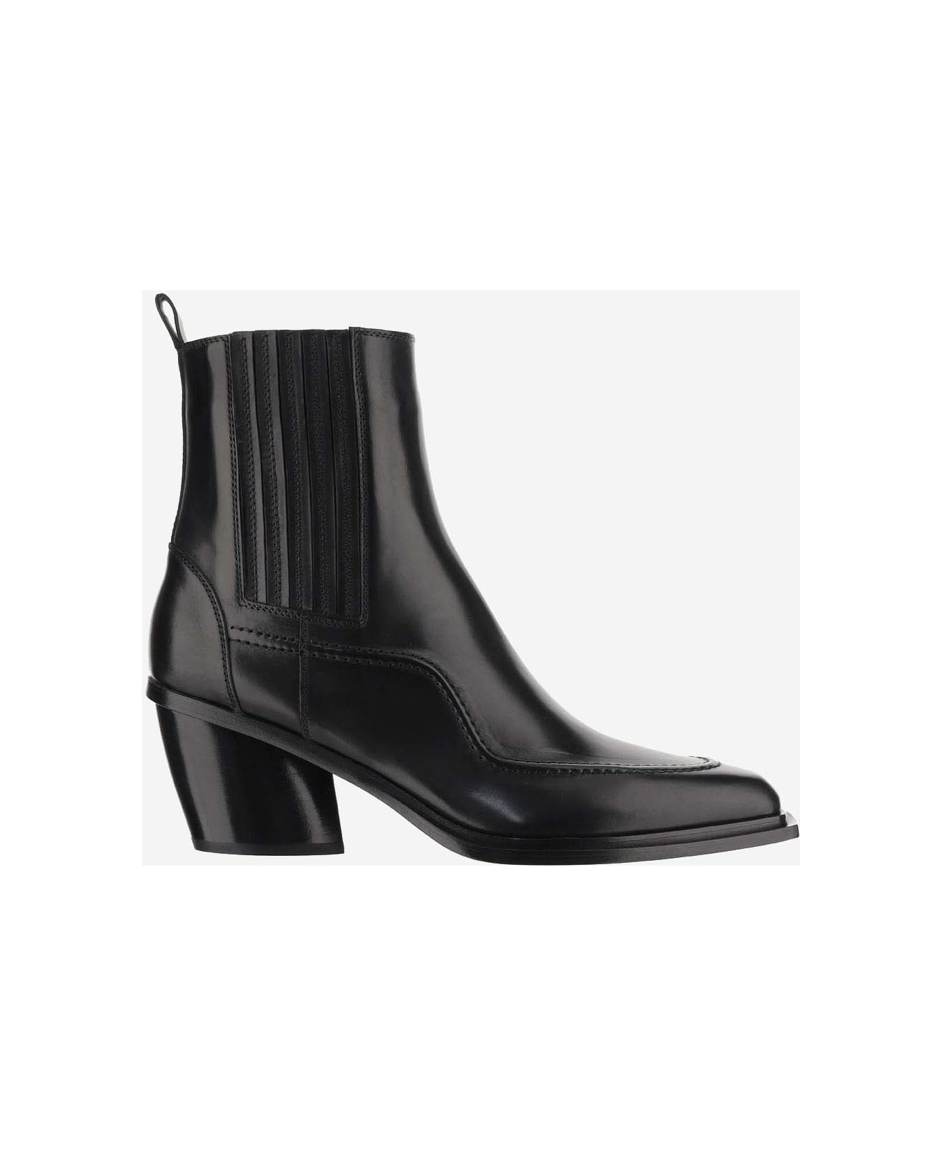 Sartore Leather Boots - Black ブーツ