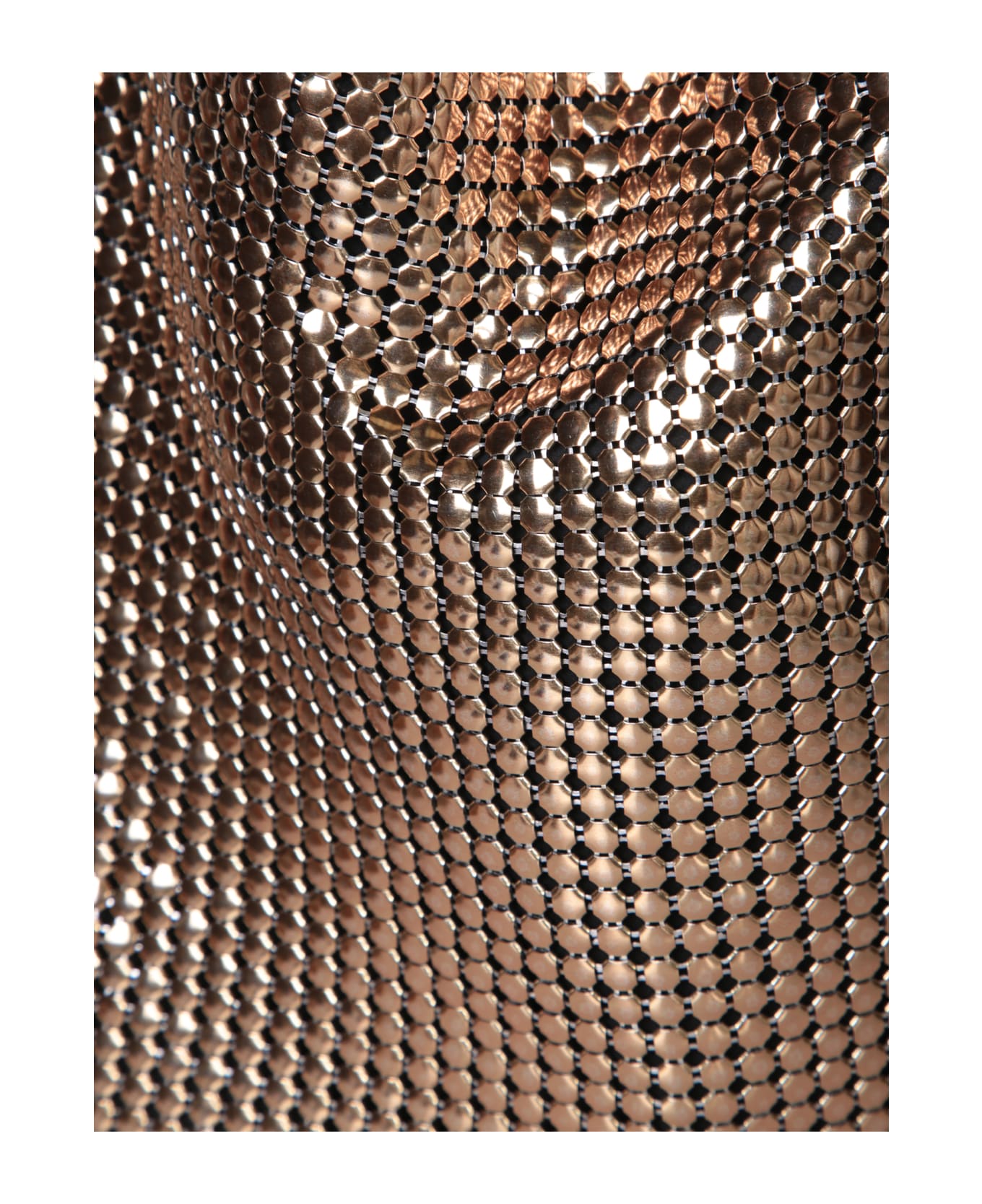 Paco Rabanne Gold Pixel Tote Bag - Metallic