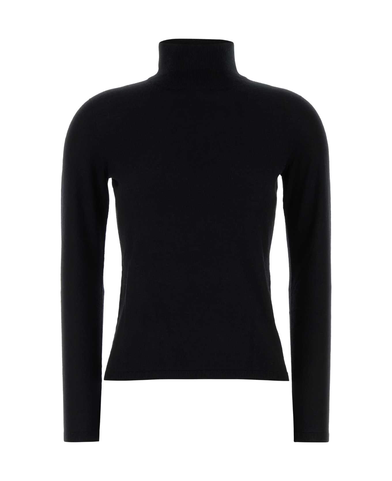Max Mara Black Cashmere Means Sweater - NERO