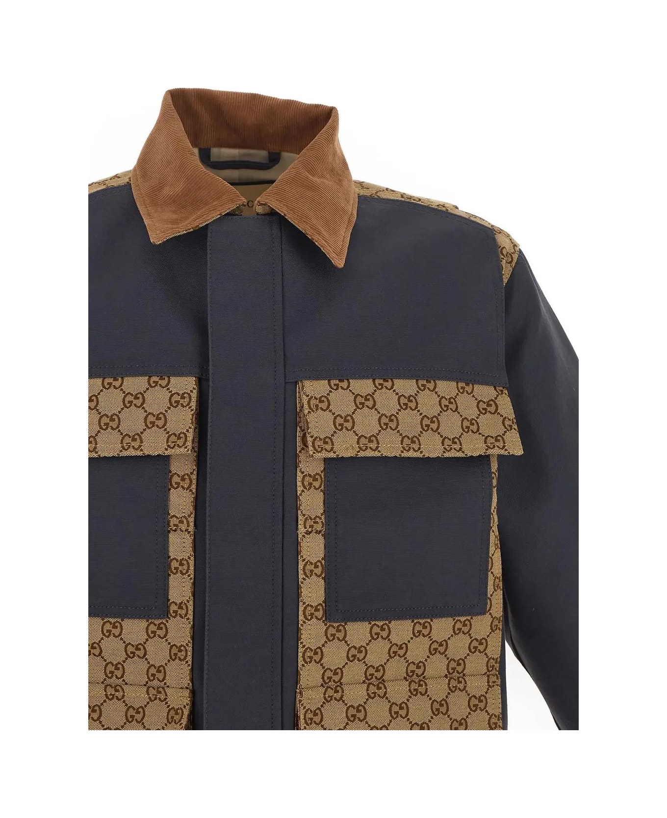 Gucci Cotton Gg Supreme Jacket