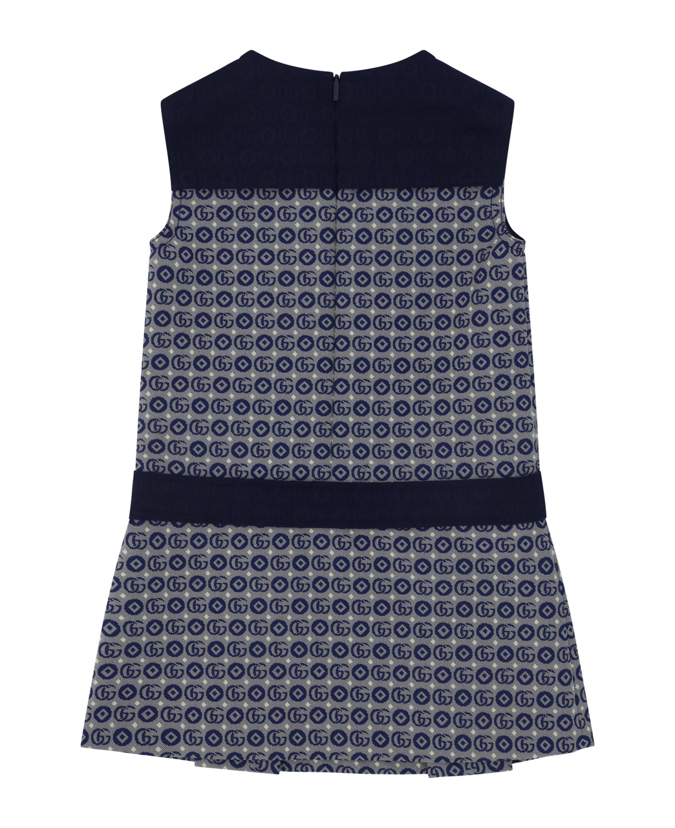 Gucci Dress For Girl - NAVY
