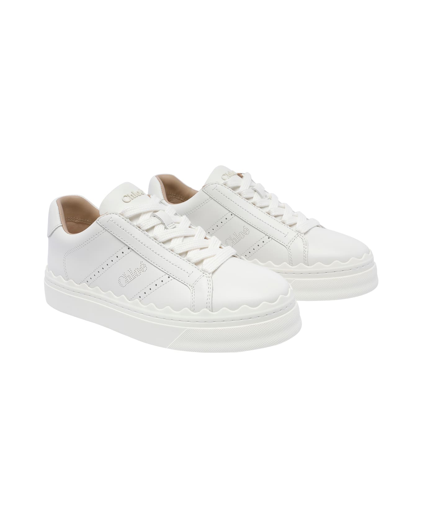 Chloé Lauren Sneakers - White