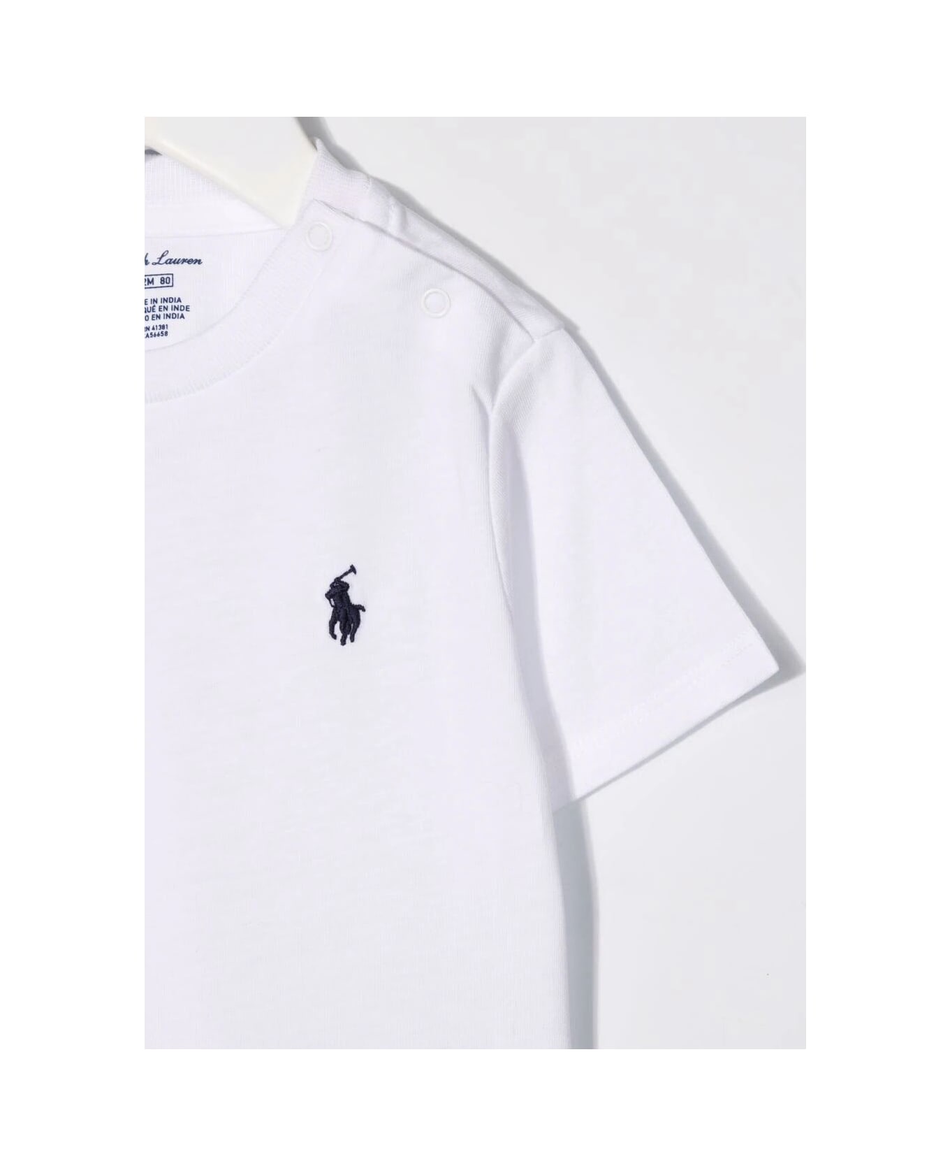 Polo Ralph Lauren Ss Cn Tops T-shirt - White