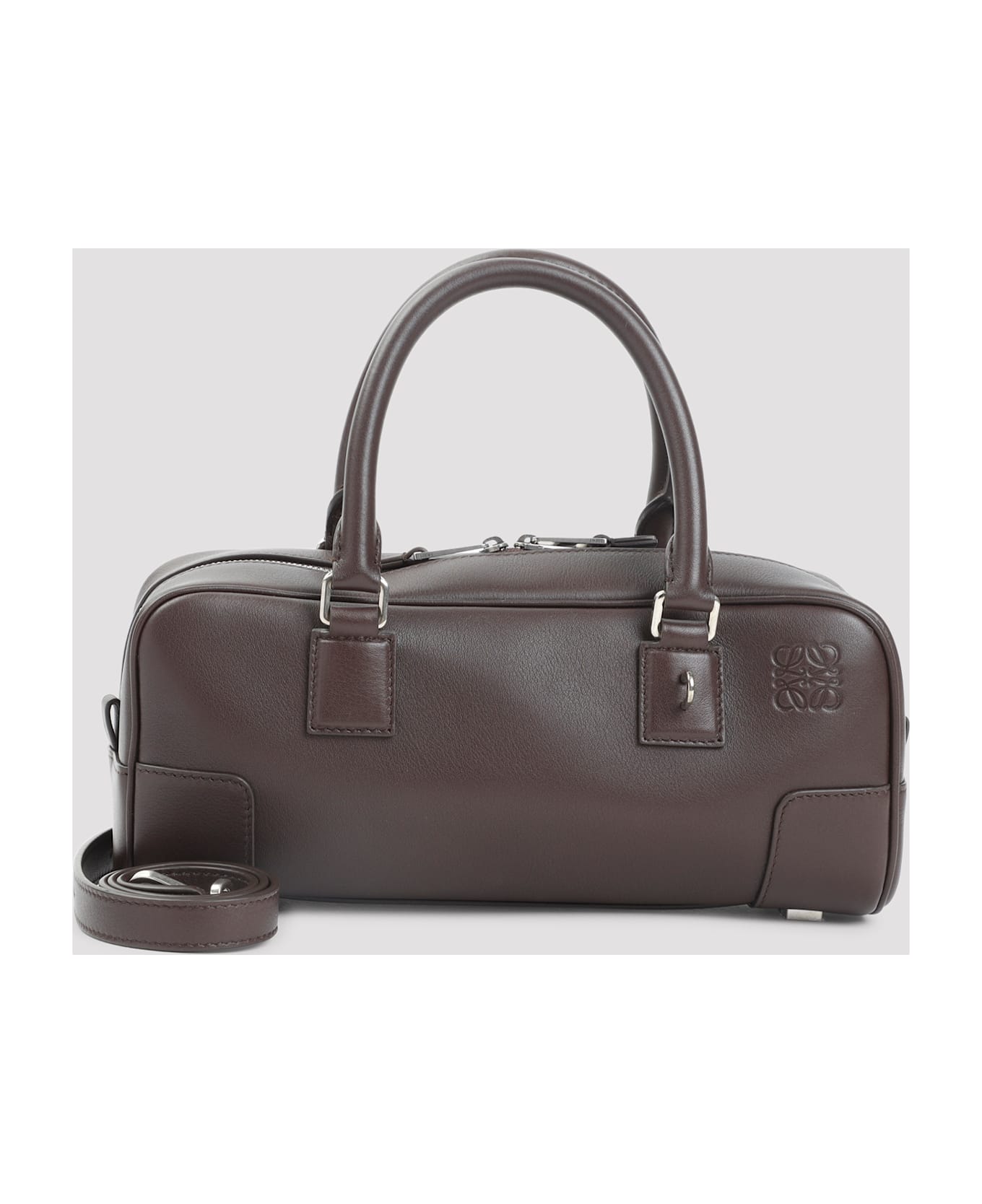Loewe Amazona 23 Cropped Bag - Dark Brownie