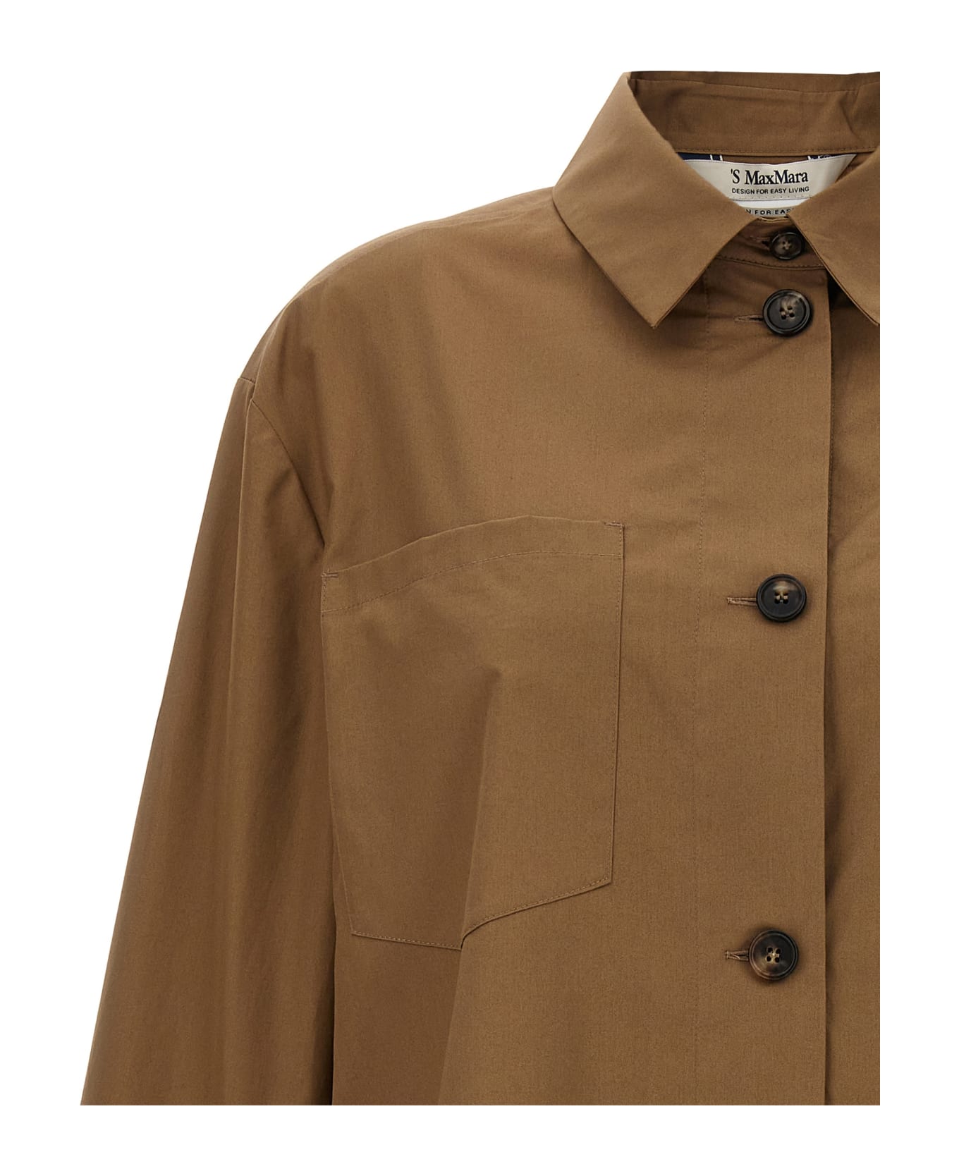 'S Max Mara 'epsilon' Shirt - Brown シャツ