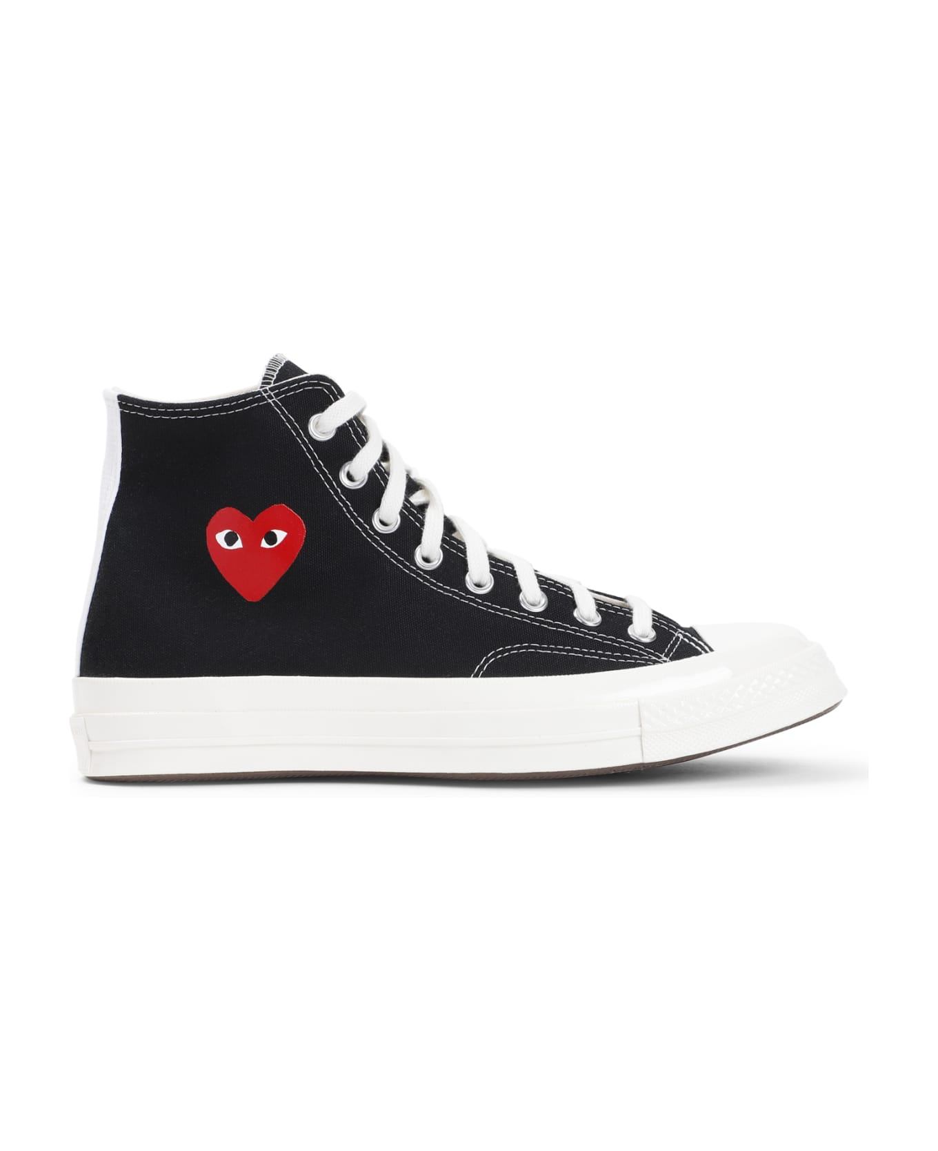 Comme des Garçons Play High Top Sneakers - Black
