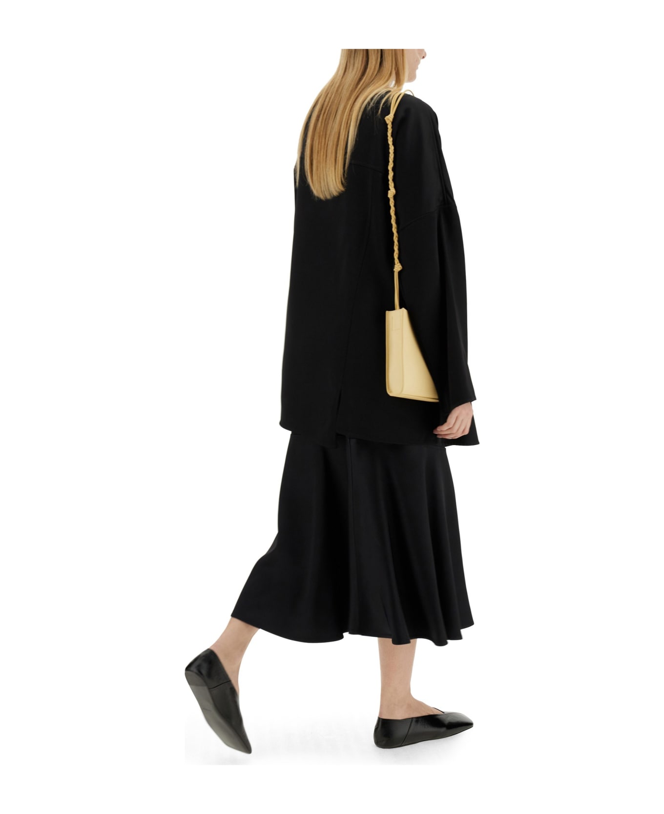 Jil Sander Flared Skirt - BLACK スカート