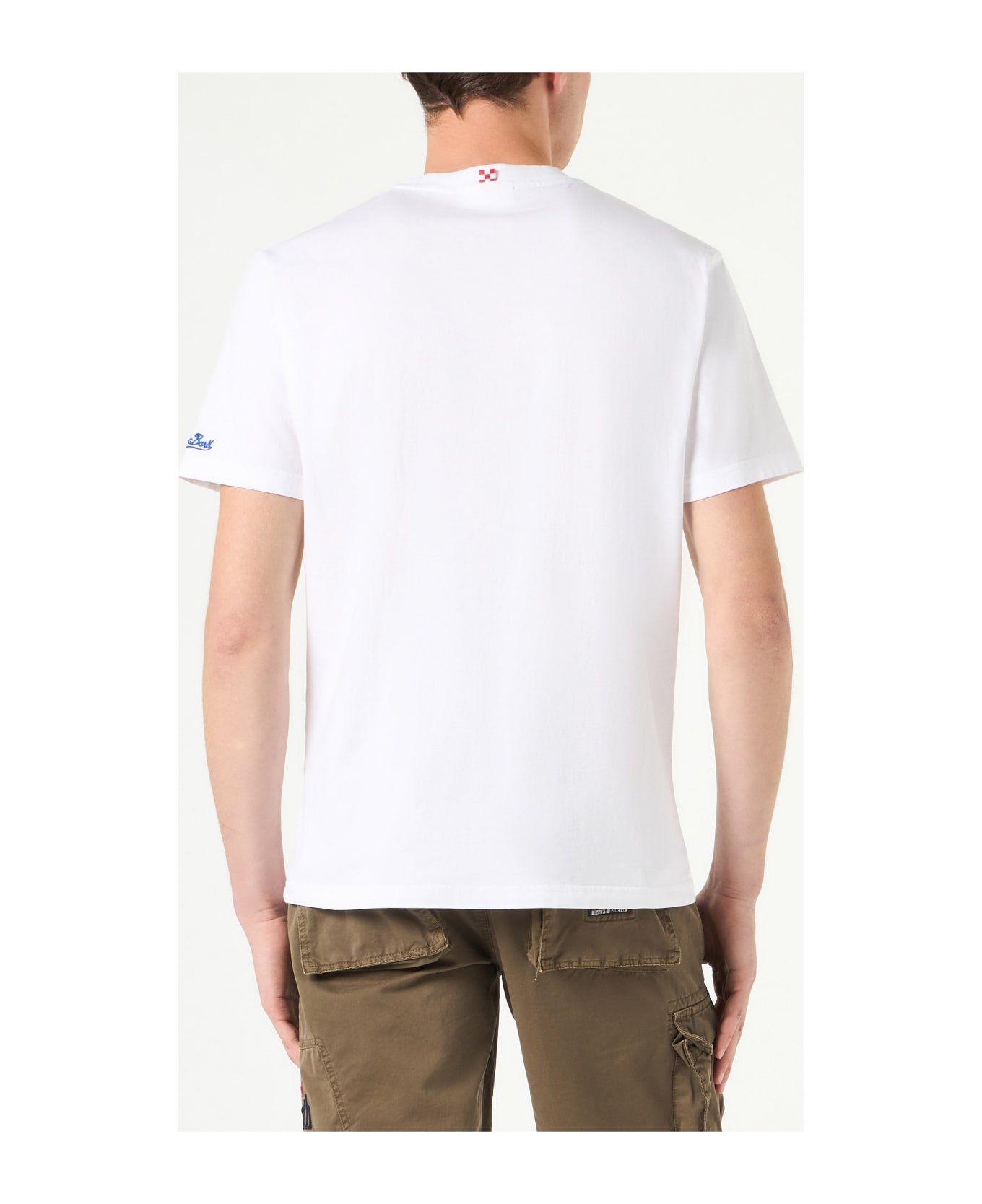 MC2 Saint Barth Man Cotton T-shirt With Estathé Print | Estathe
® Special Edition