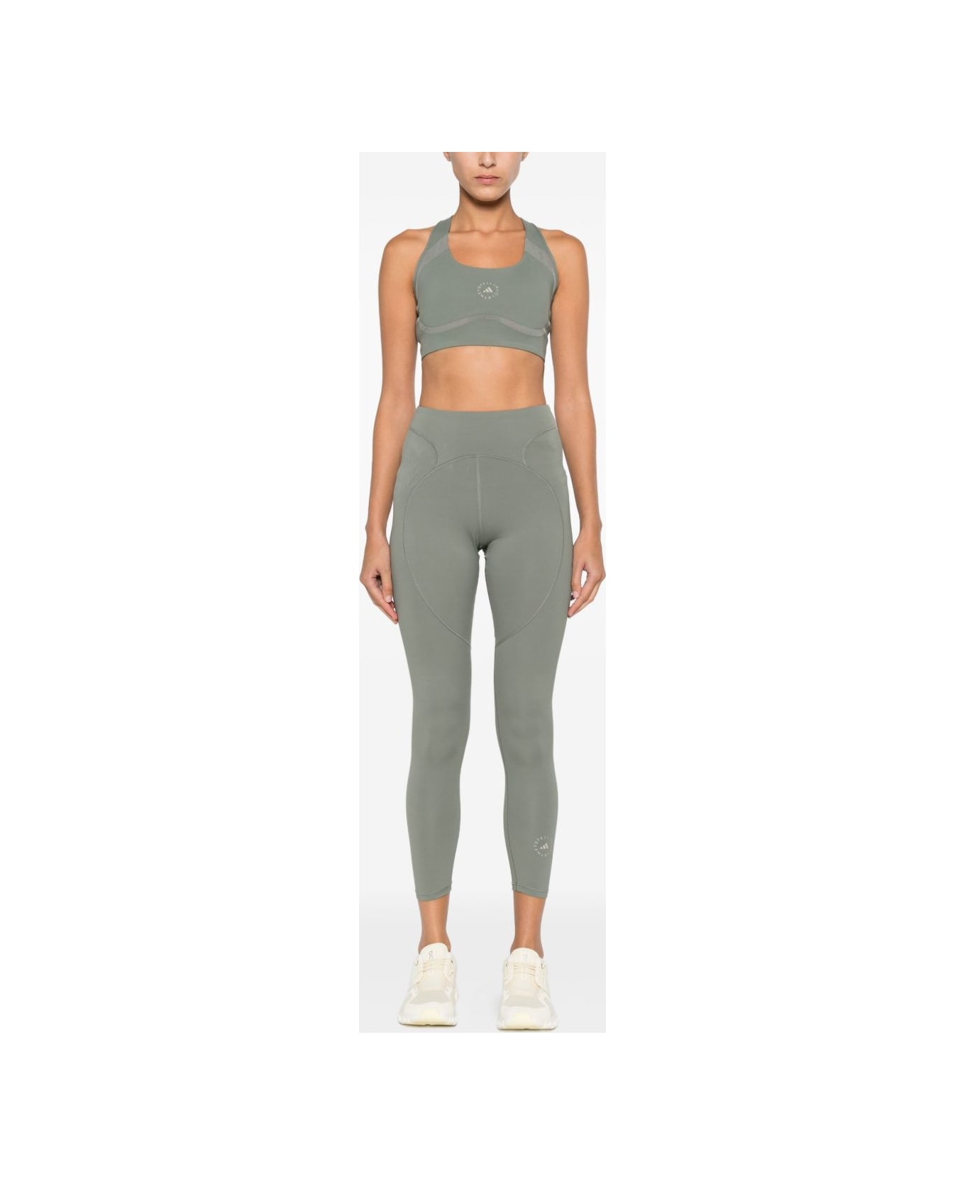 Adidas by Stella McCartney Logo Gym Bra - Green