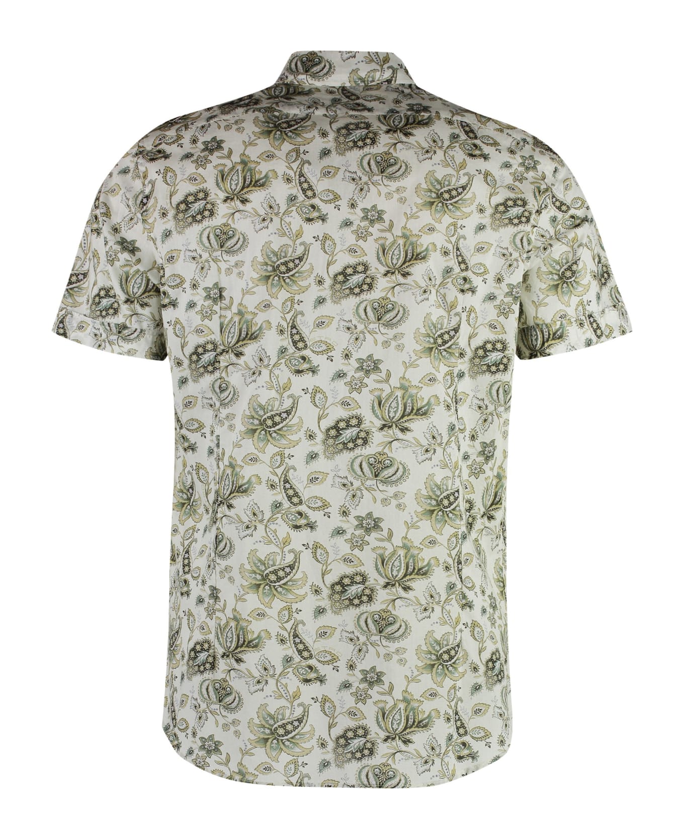 Etro Printed Cotton Shirt - green