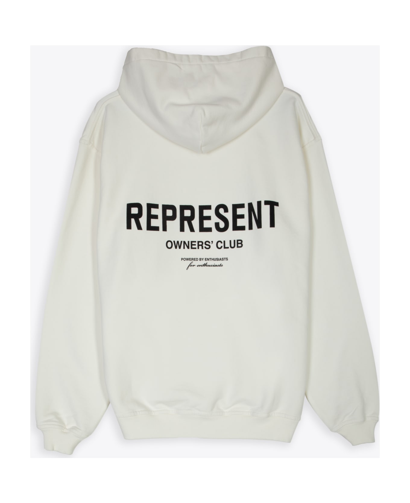 REPRESENT Owners Club Hoodie White cotton hoodie with logo - Owners Club Hoodie - Bianco フリース