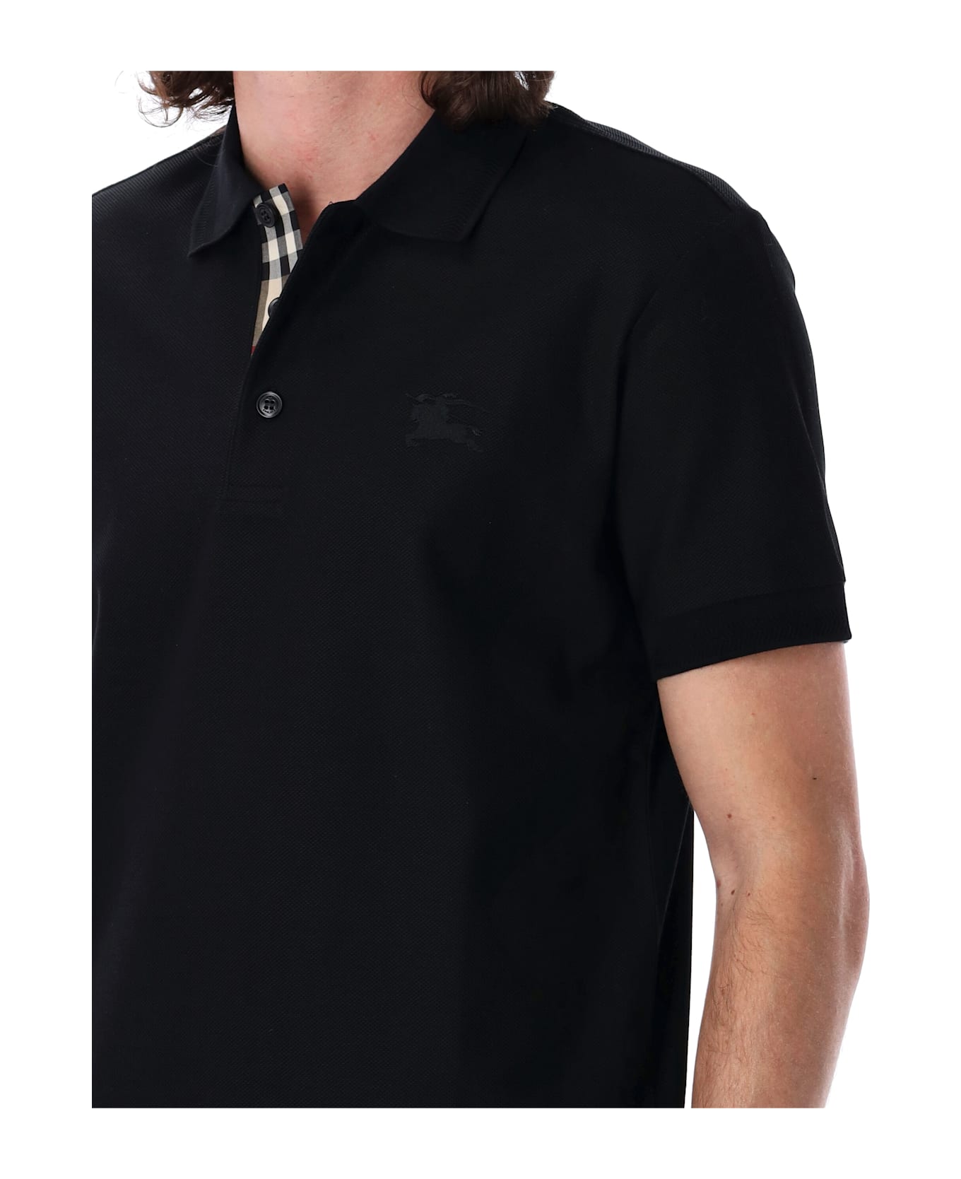 Burberry London Polo Shirt - BLACK ポロシャツ