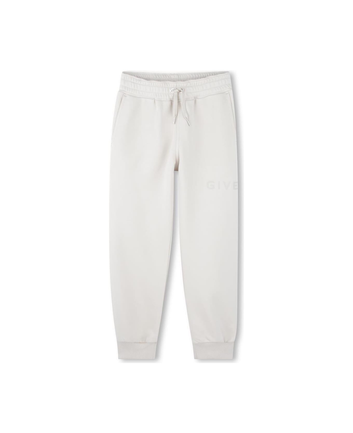 Givenchy Pantalone Con Logo - Cream