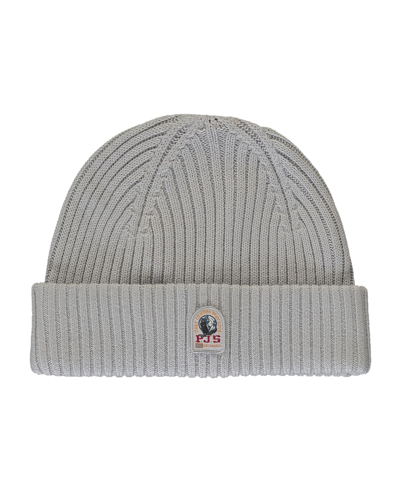 Parajumpers Ribbed Knit Beanie - grey