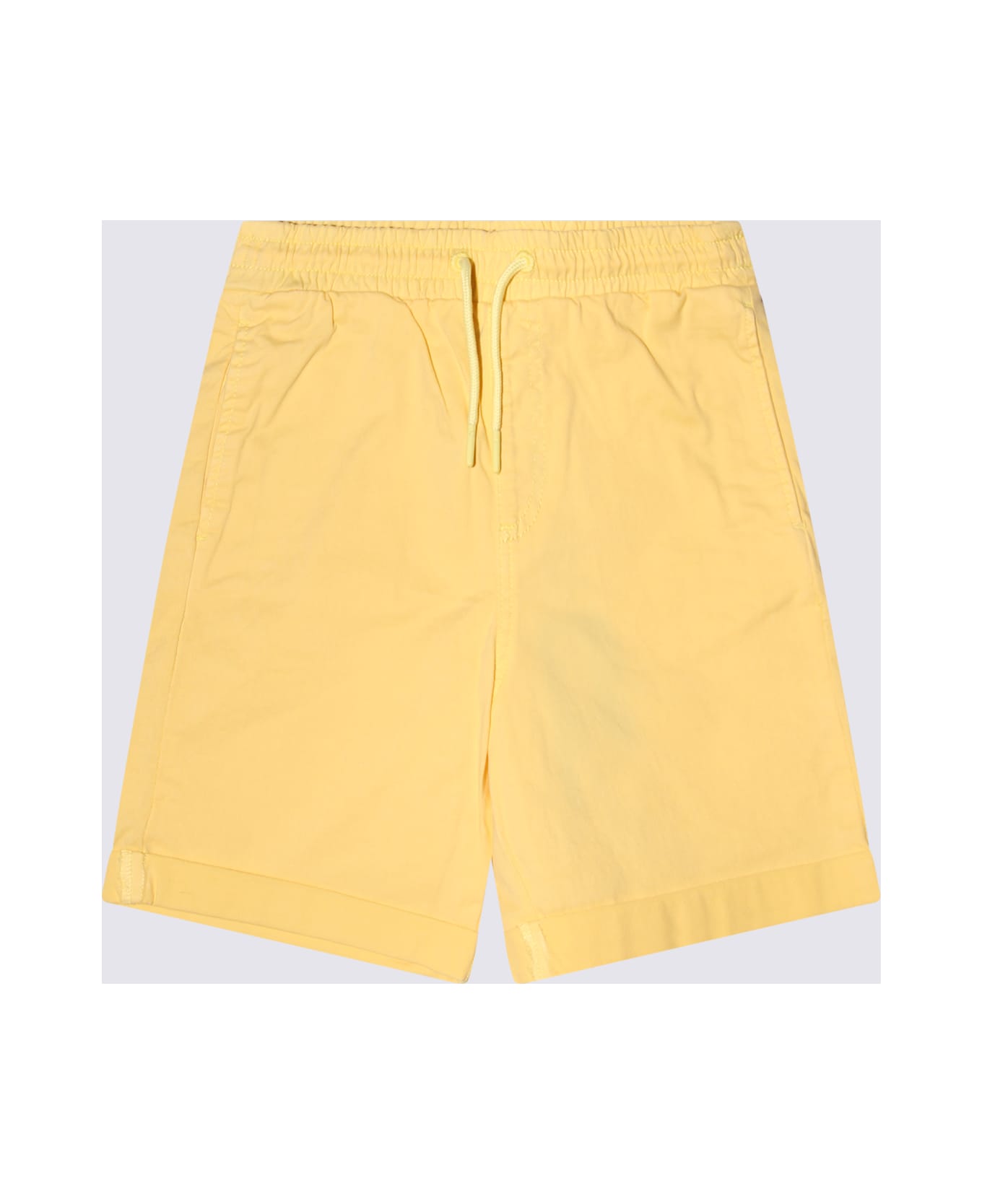 Kenzo Yellow Cotton Shorts - Yellow ボトムス