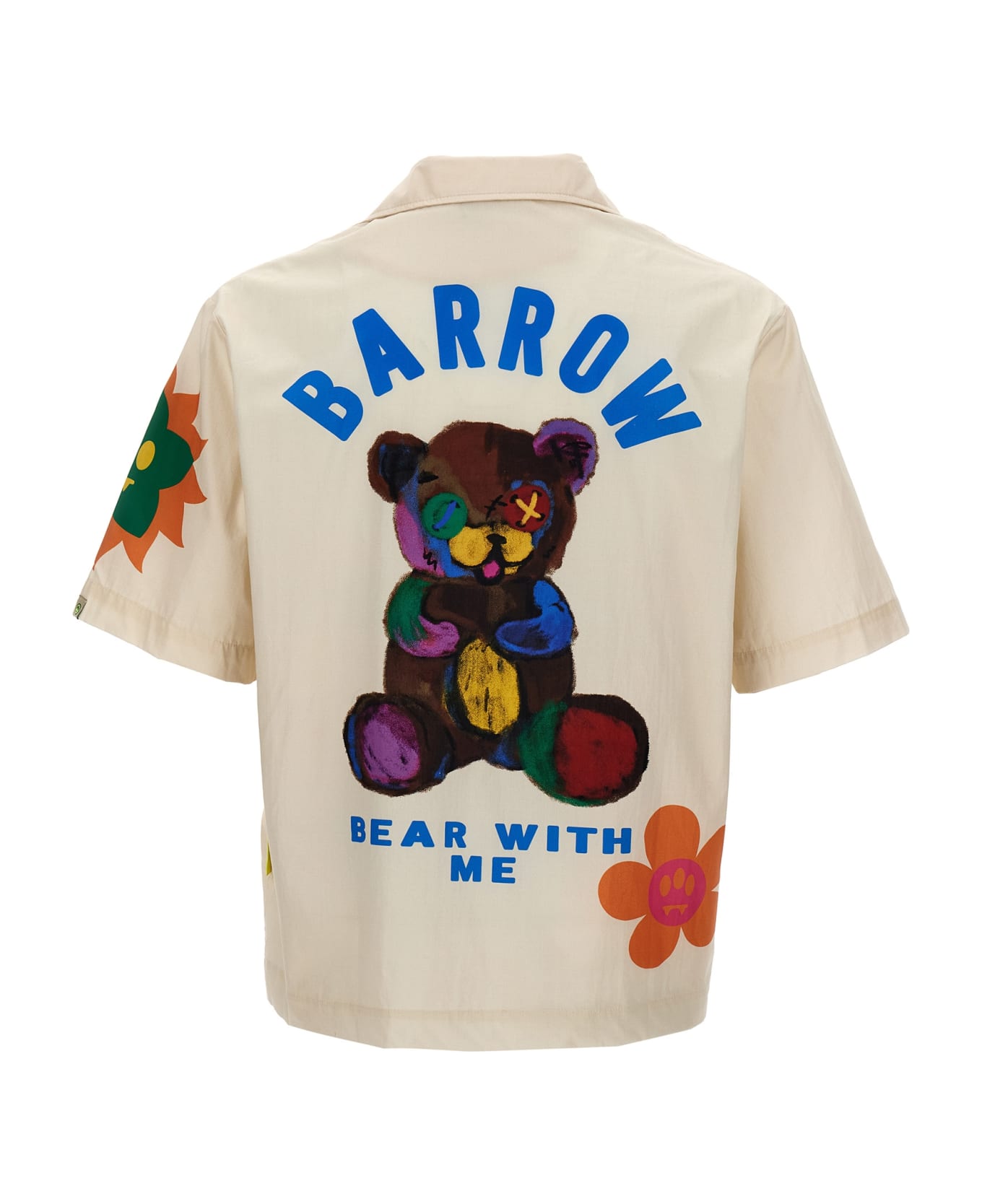 Barrow All-over Print Shirt - Bianco sporco
