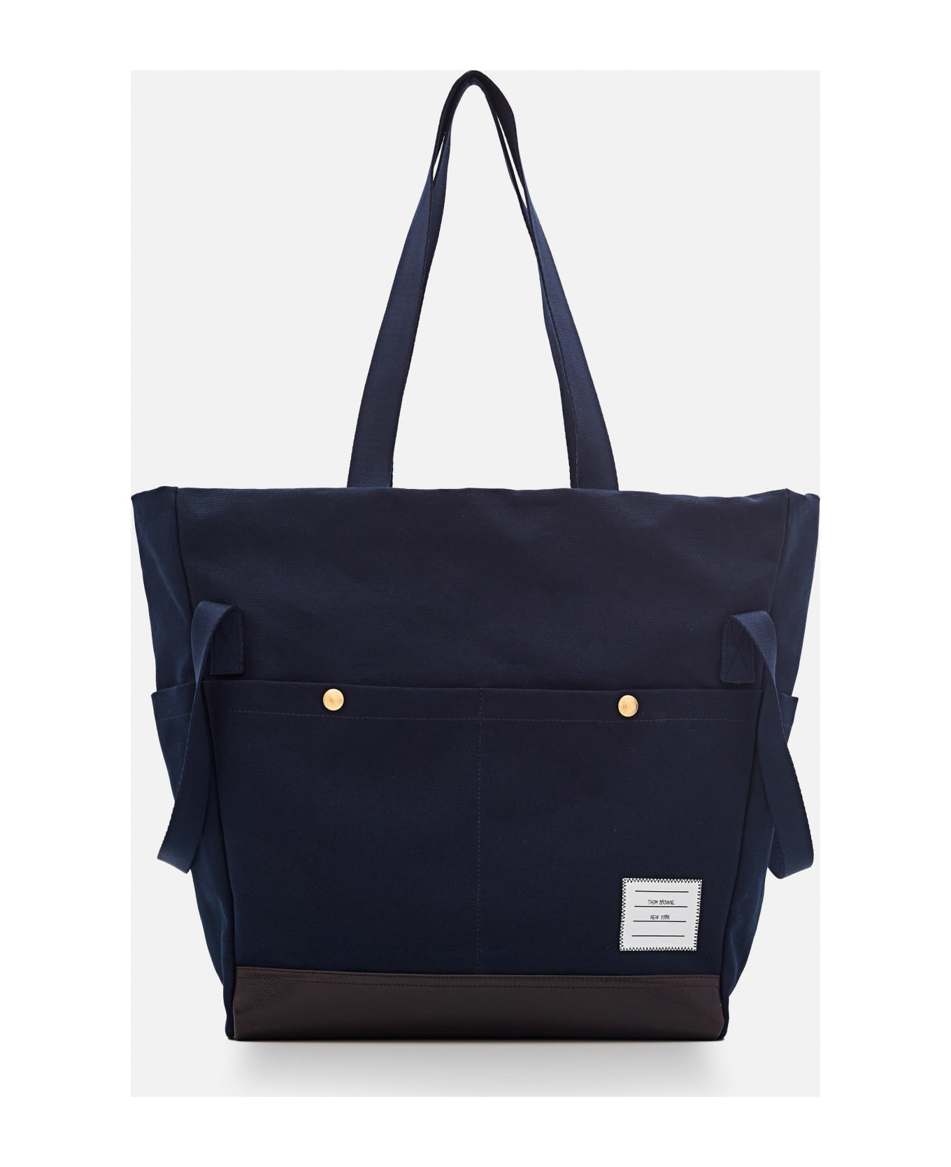 Thom Browne Cotton Pocket Tote Bag - Blue トートバッグ